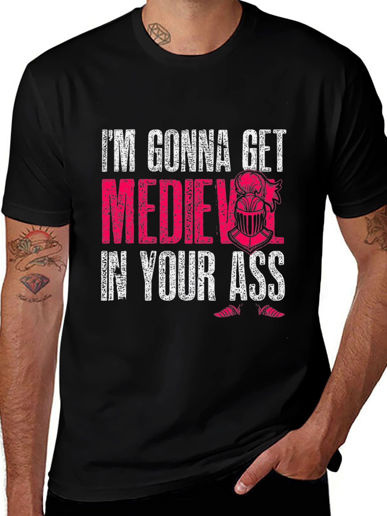 Variant 9 of Medieval Humor T-Shirt: I'm Gonna Get Medieval
