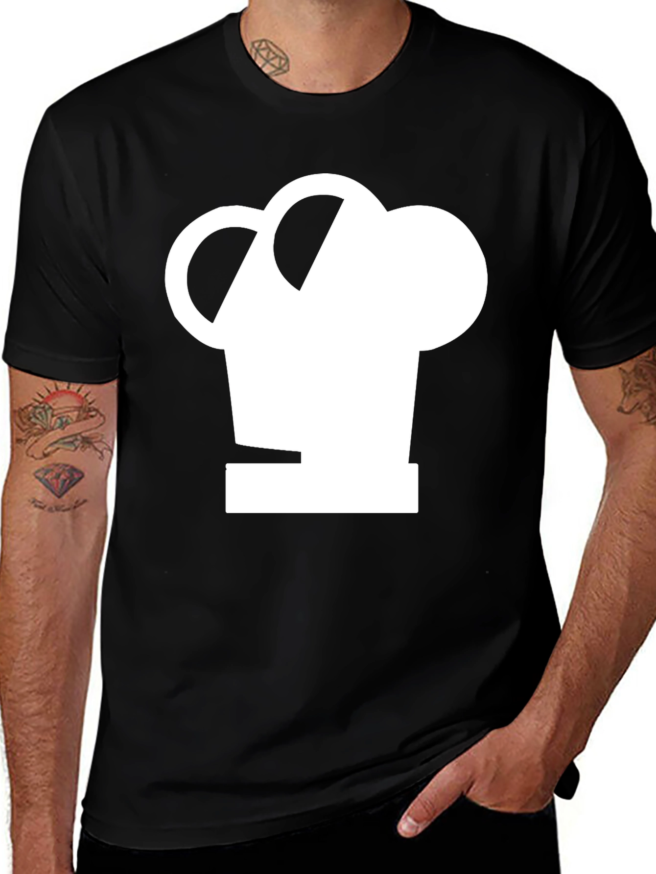 Chef Hat Graphic Tee - Stylish Cook Apparel