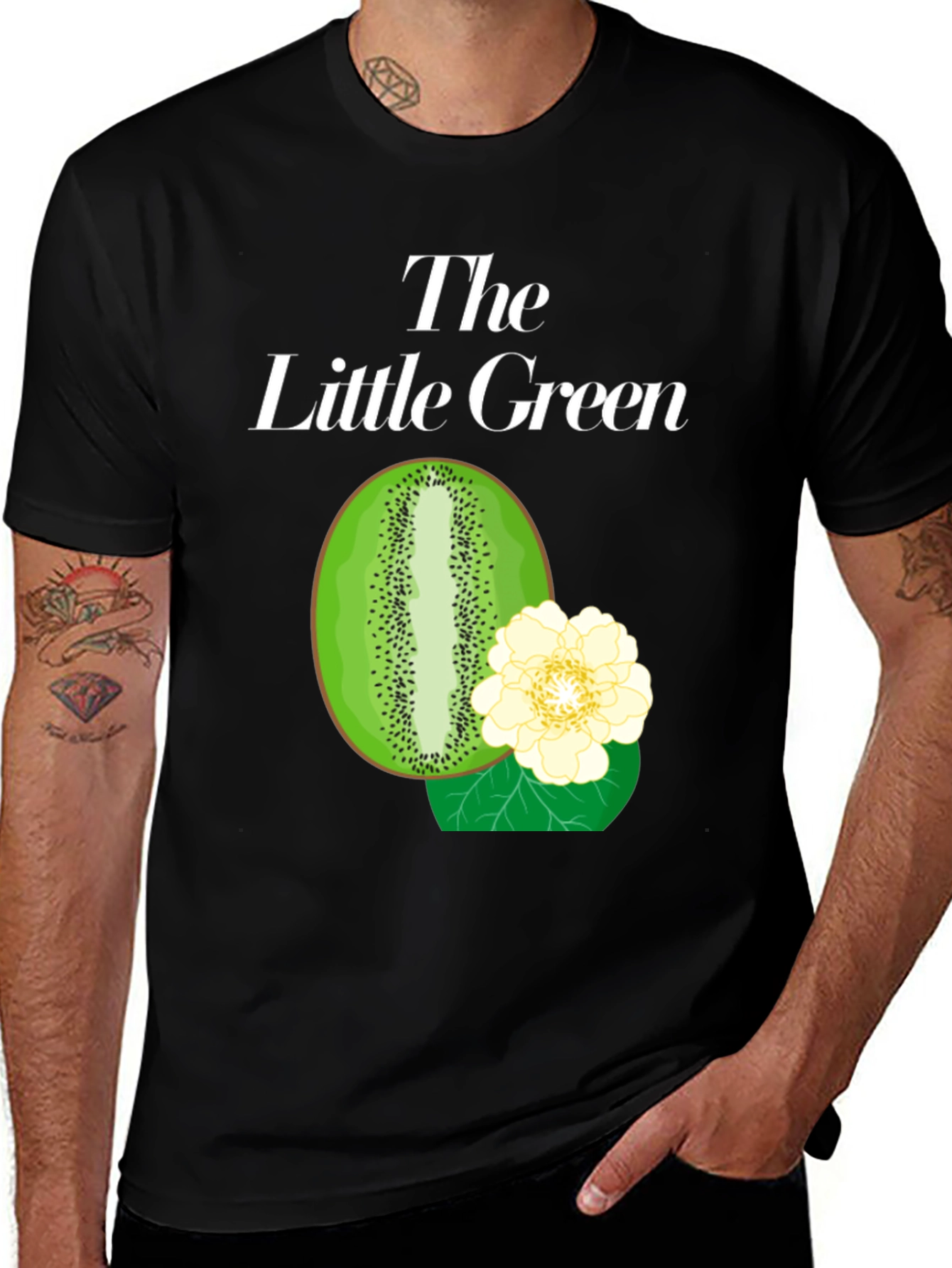 Variant 2 of The Little Green T-Shirt Kiwi Fruit Design