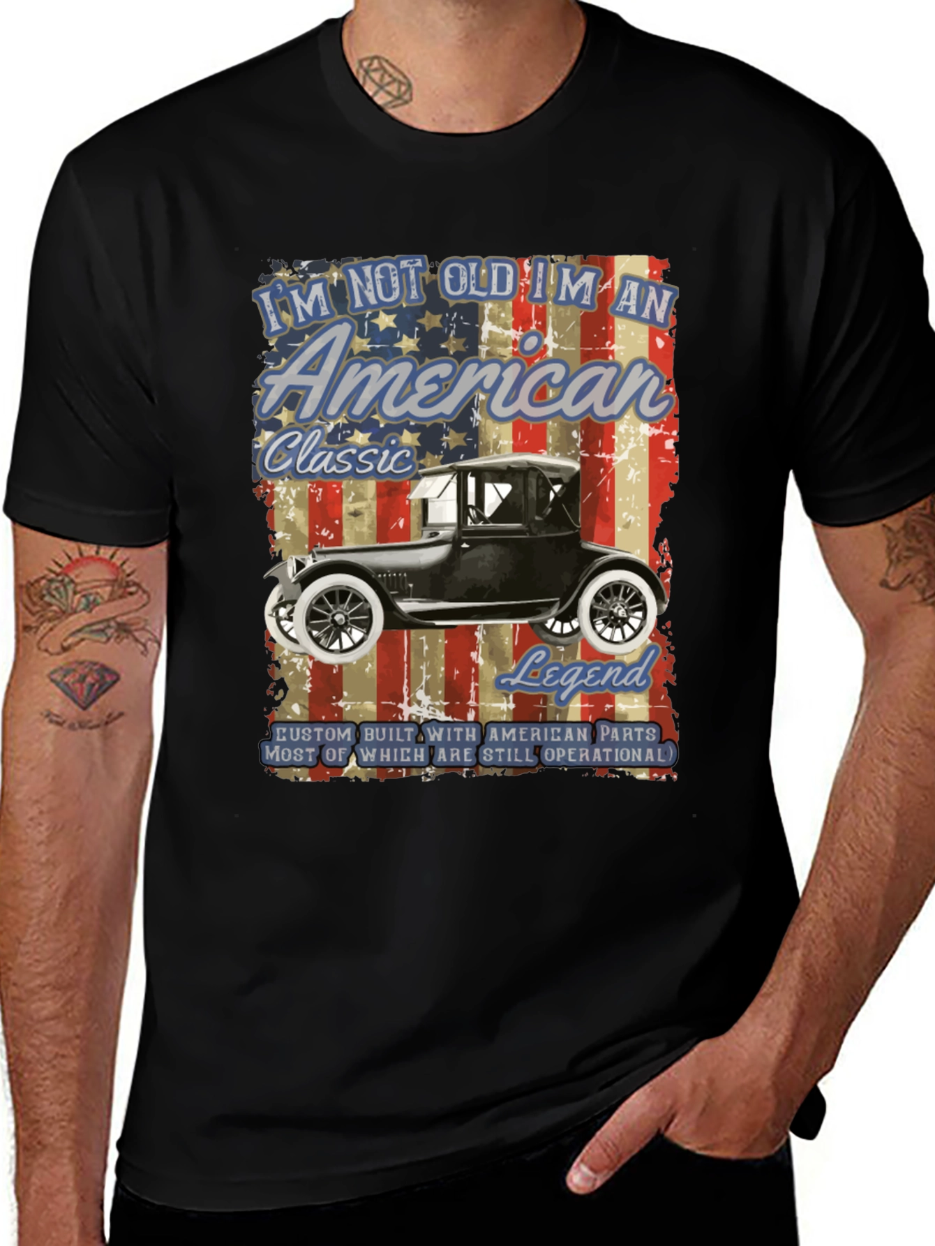 Variant 13 of American Classic Car Legend T-Shirt