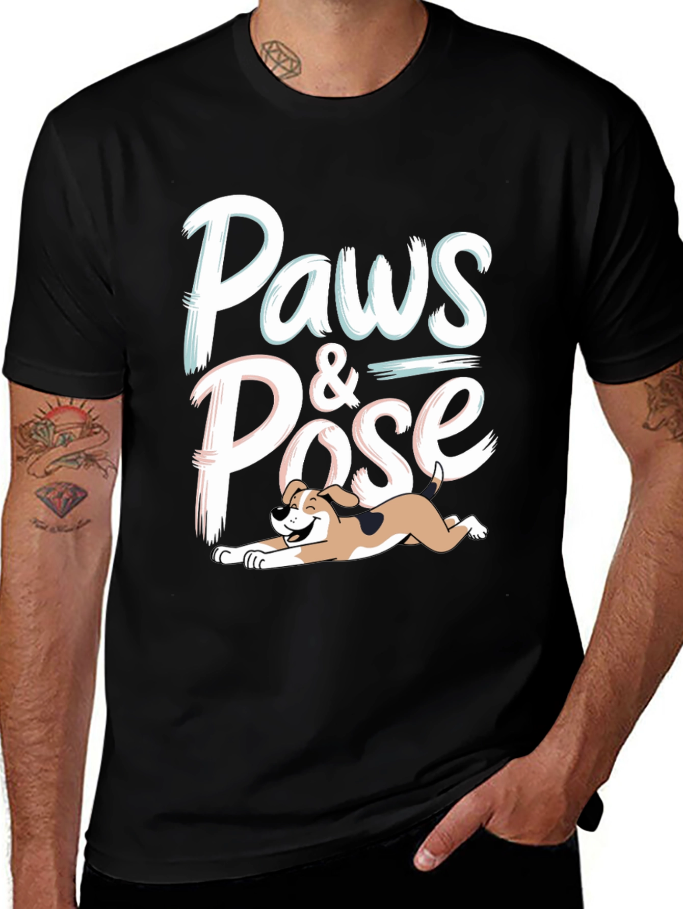 Paws & Pose Dog T-Shirt - Cute Pet Lover Tee