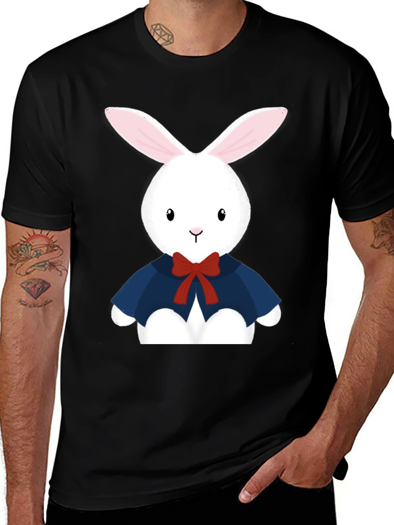 Variant 2 of Bunny with Bowtie T-Shirt