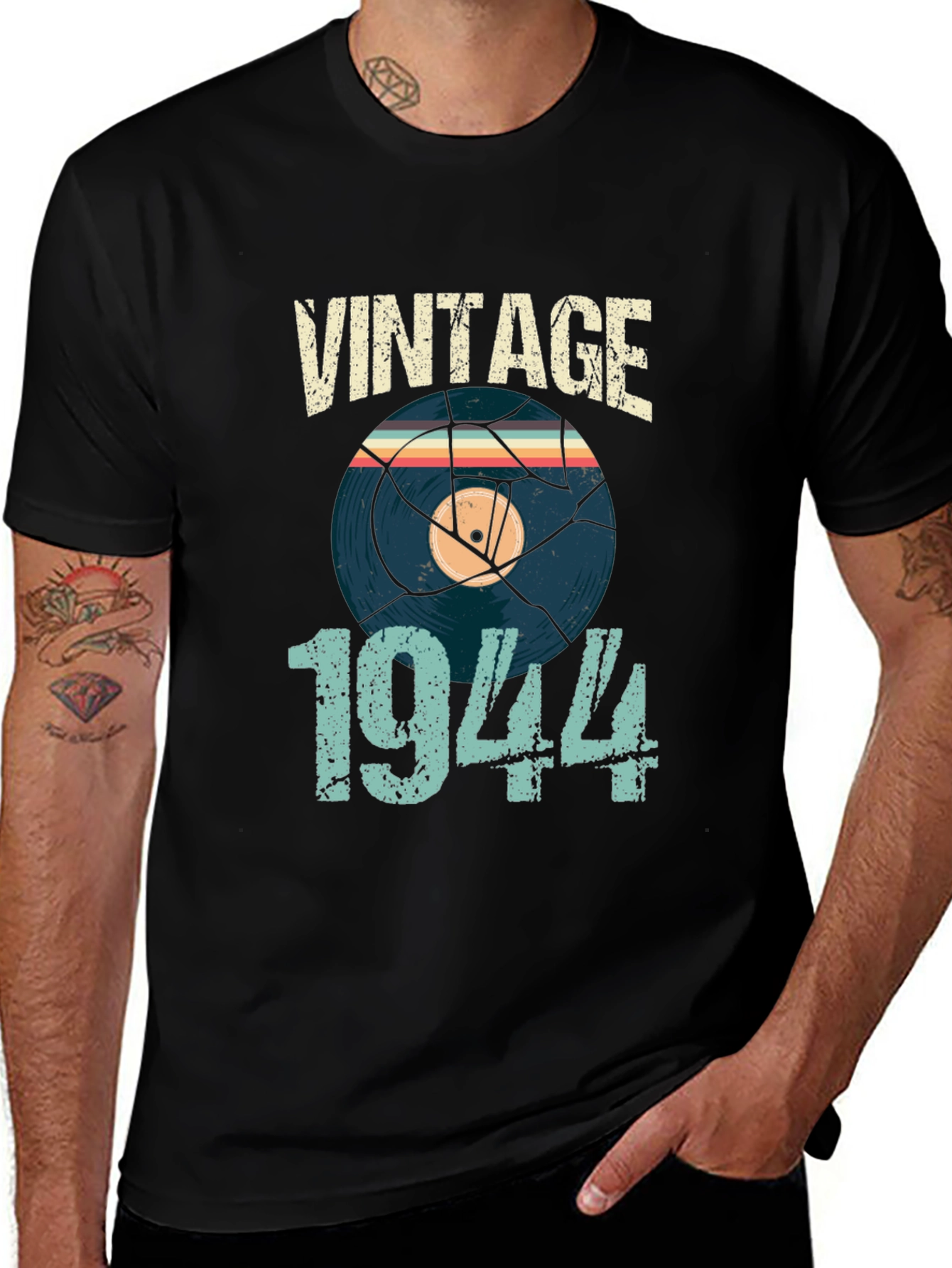 Variant 15 of Vintage 1944 Record Graphic Tee