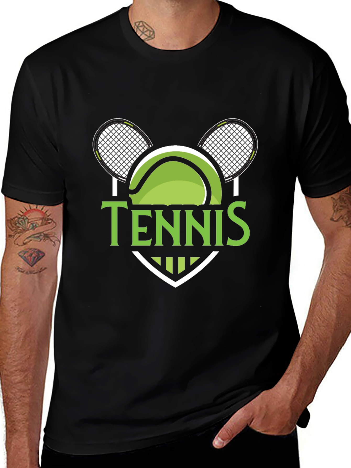 Tennis Graphic T-Shirt for Men