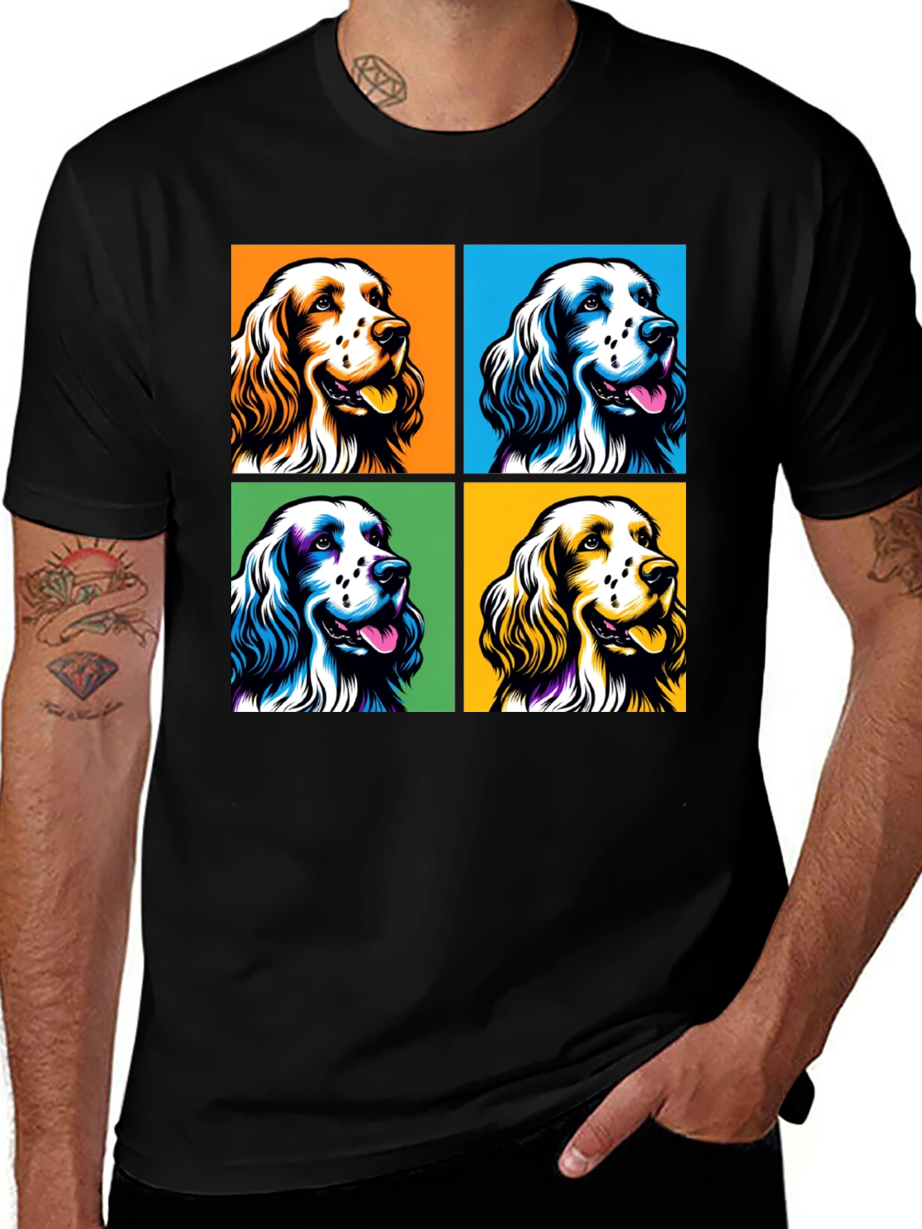 Variant 6 of Pop Art Dog Lover T-Shirt