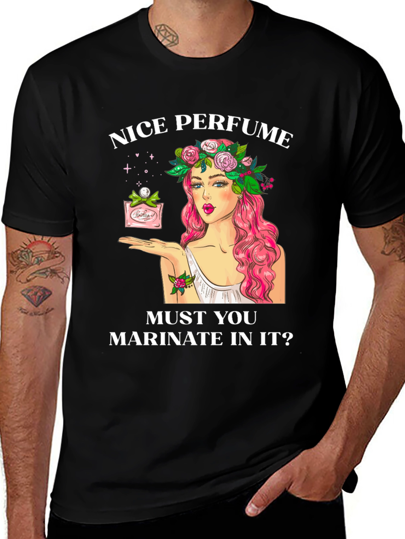 Variant 19 of Nice Perfume T-Shirt - Funny Sarcastic Tee