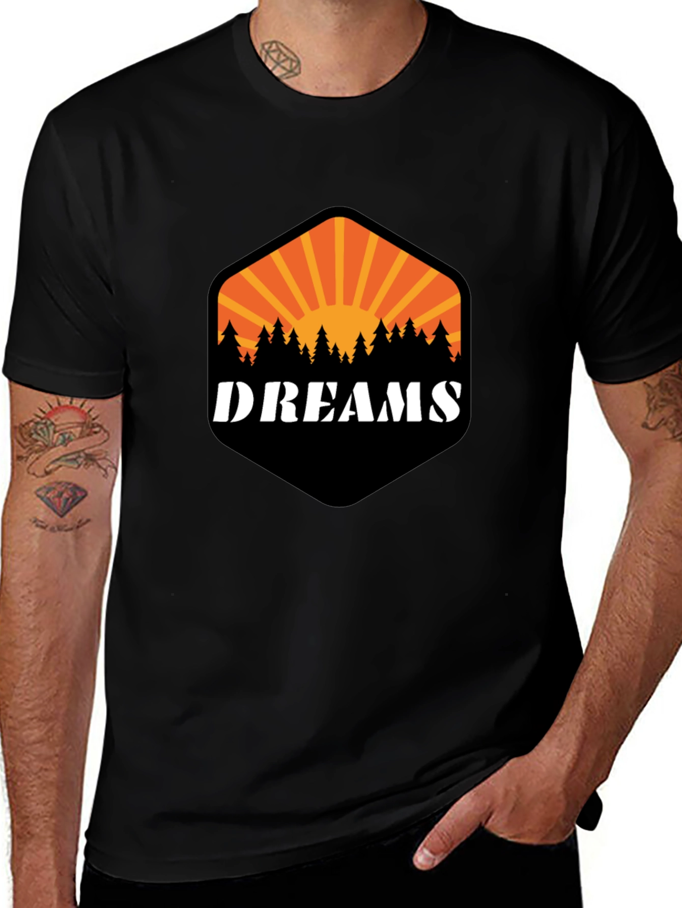 Variant 13 of Dreams Graphic Tee - Nature Inspired T-Shirt