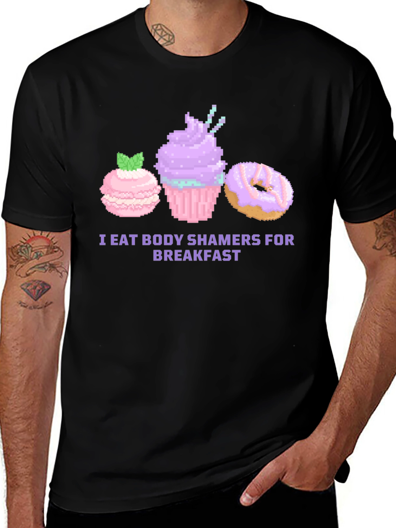 Variant 7 of Eat Body Shamers T-Shirt