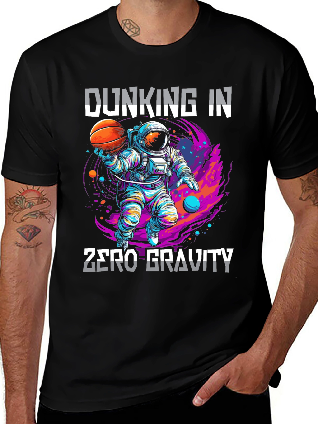 Variant 28 of Dunking in Zero Gravity T-Shirt