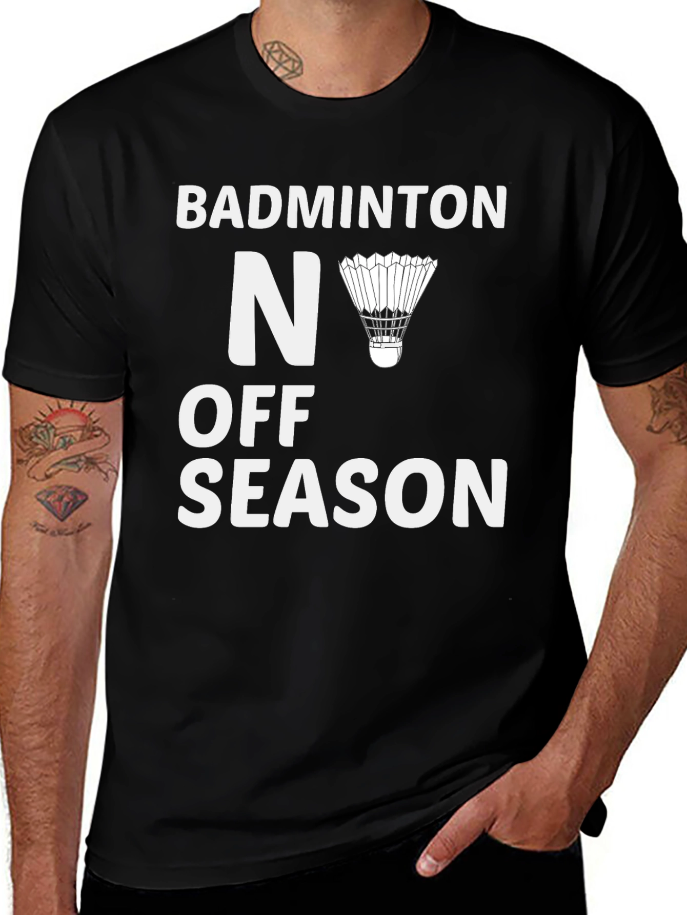 Variant 2 of Badminton No Off Season T-Shirt