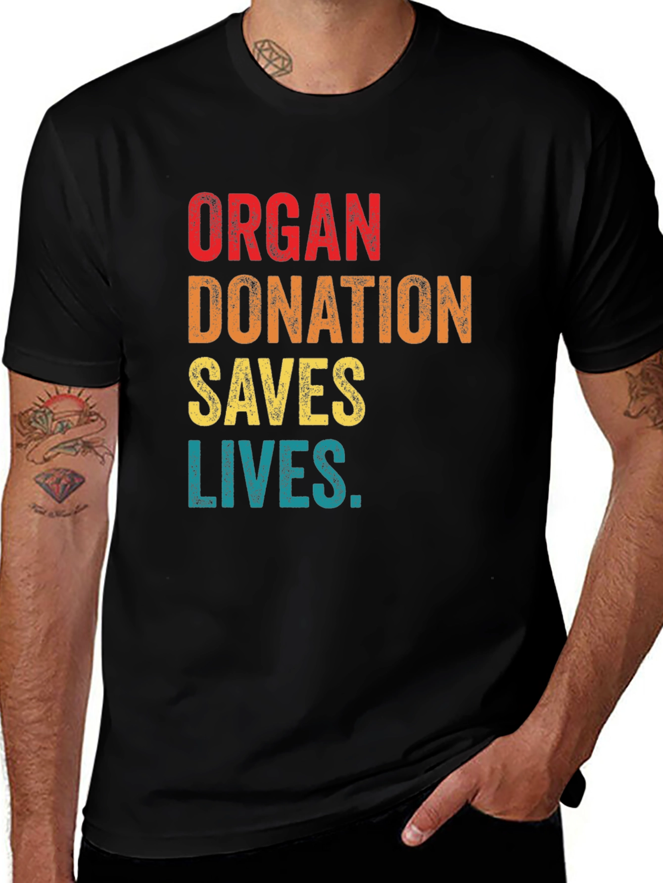 Variant 18 of Organ Donation Saves Lives T-Shirt