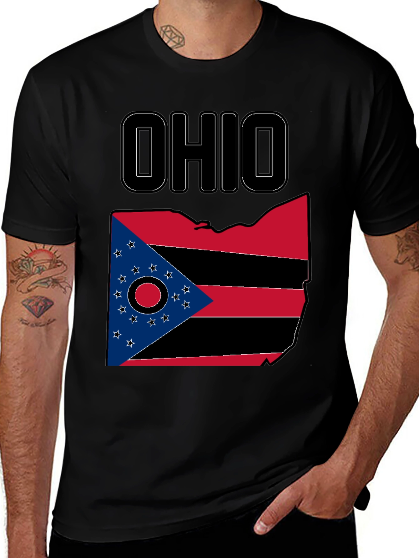 Variant 29 of Ohio State Pride Graphic T-Shirt