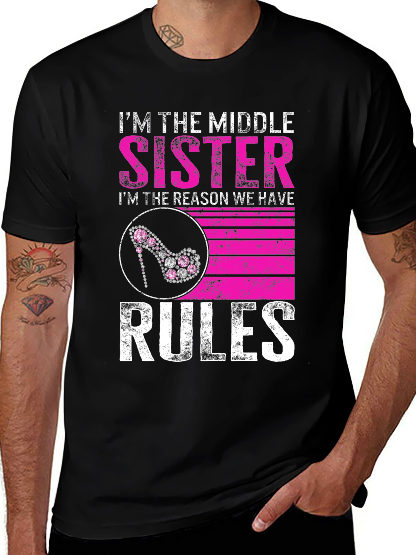 Variant 20 of Middle Sister Rules Graphic Tee