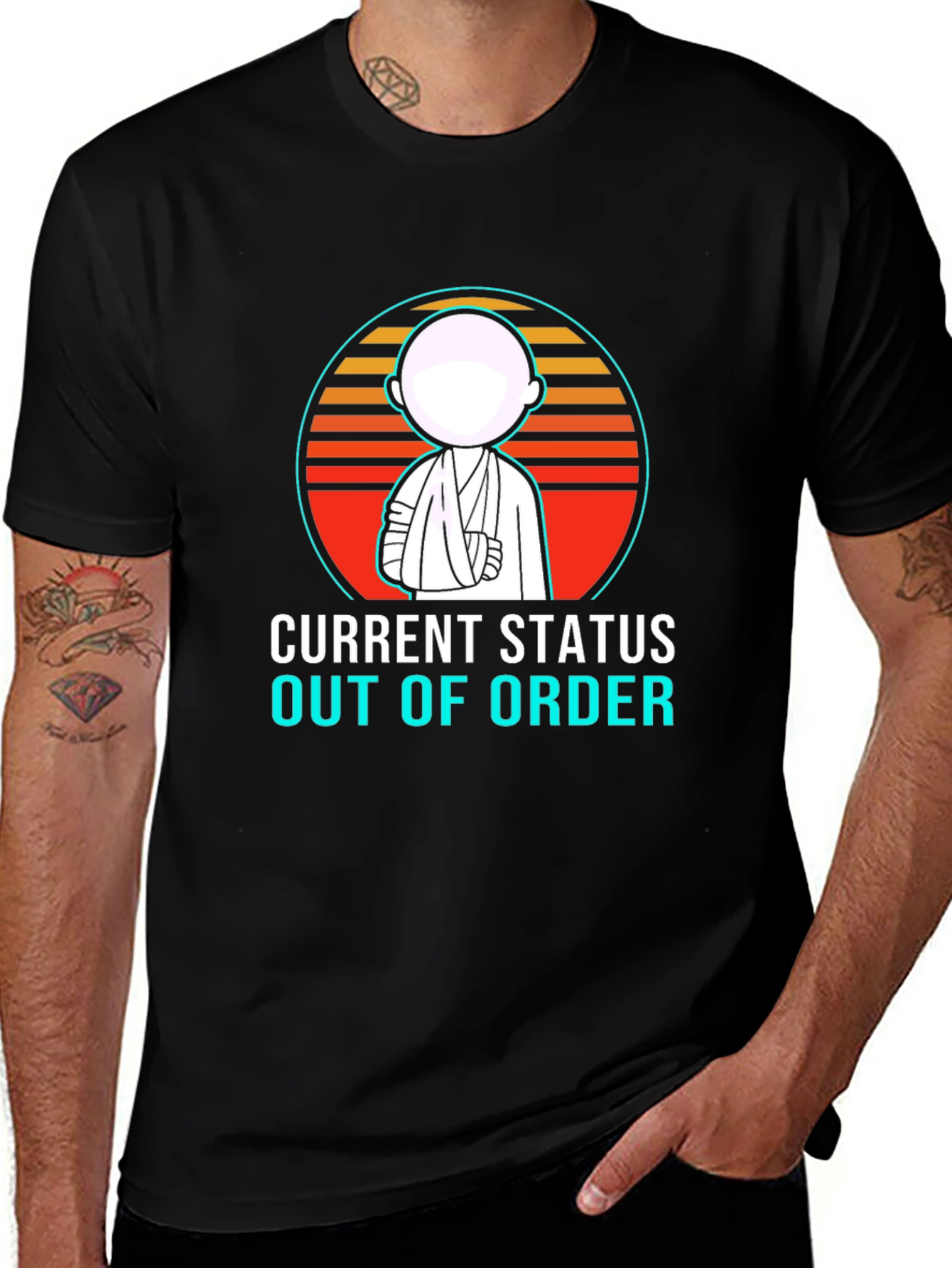 Variant 11 of Current Status Out of Order Graphic Tee
