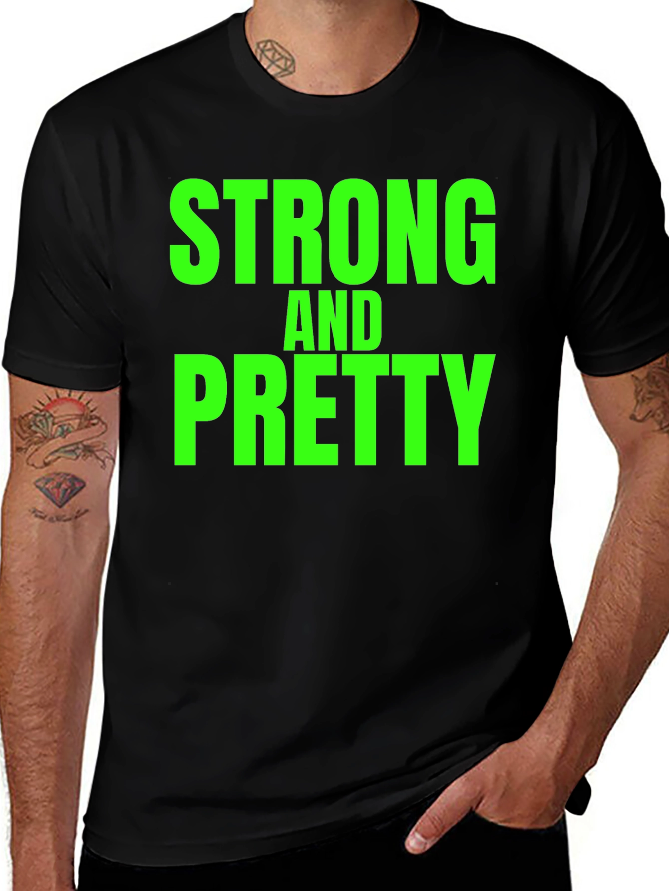 Variant 20 of Strong and Pretty Graphic T-Shirt