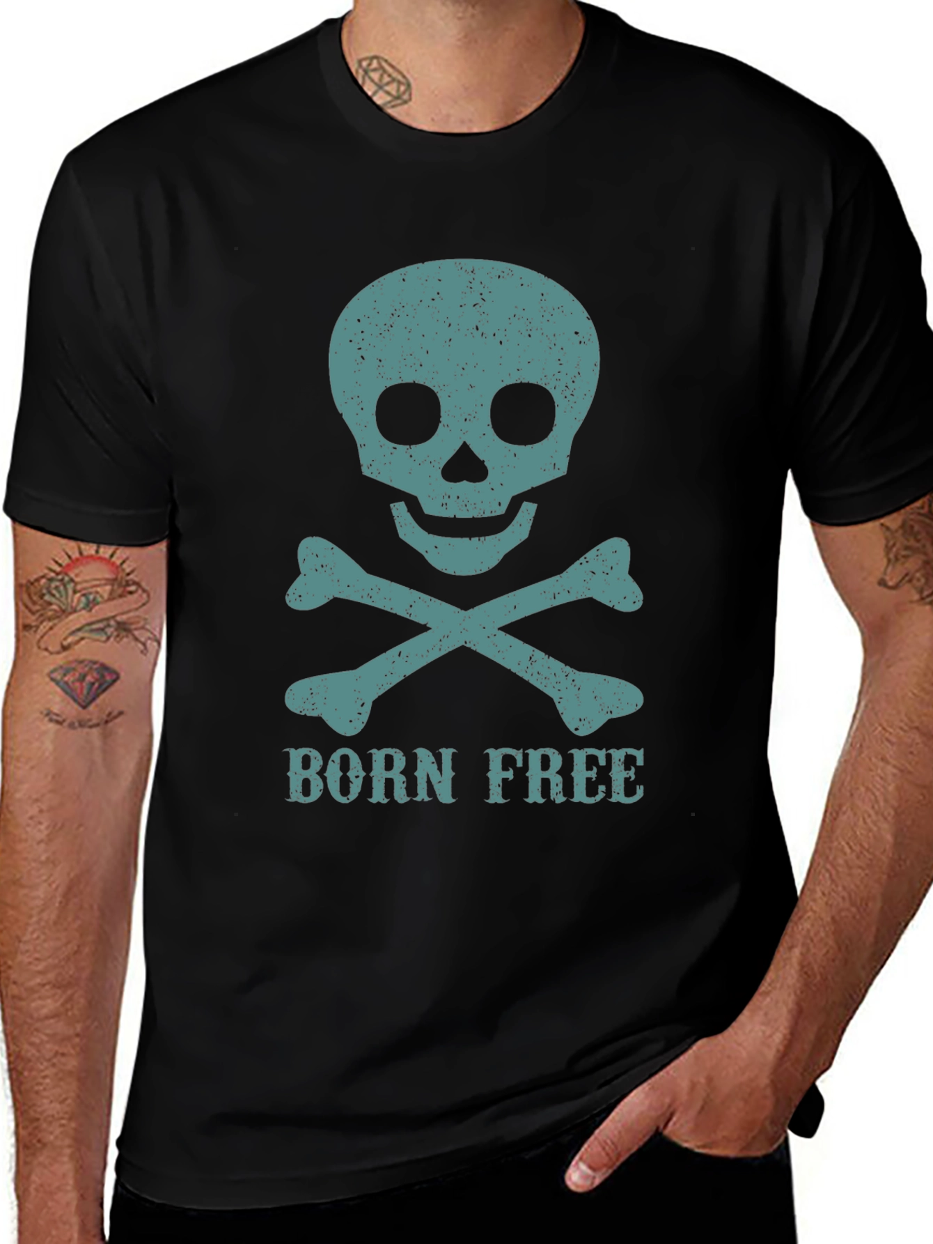 Variant 13 of Born Free Skull T-Shirt