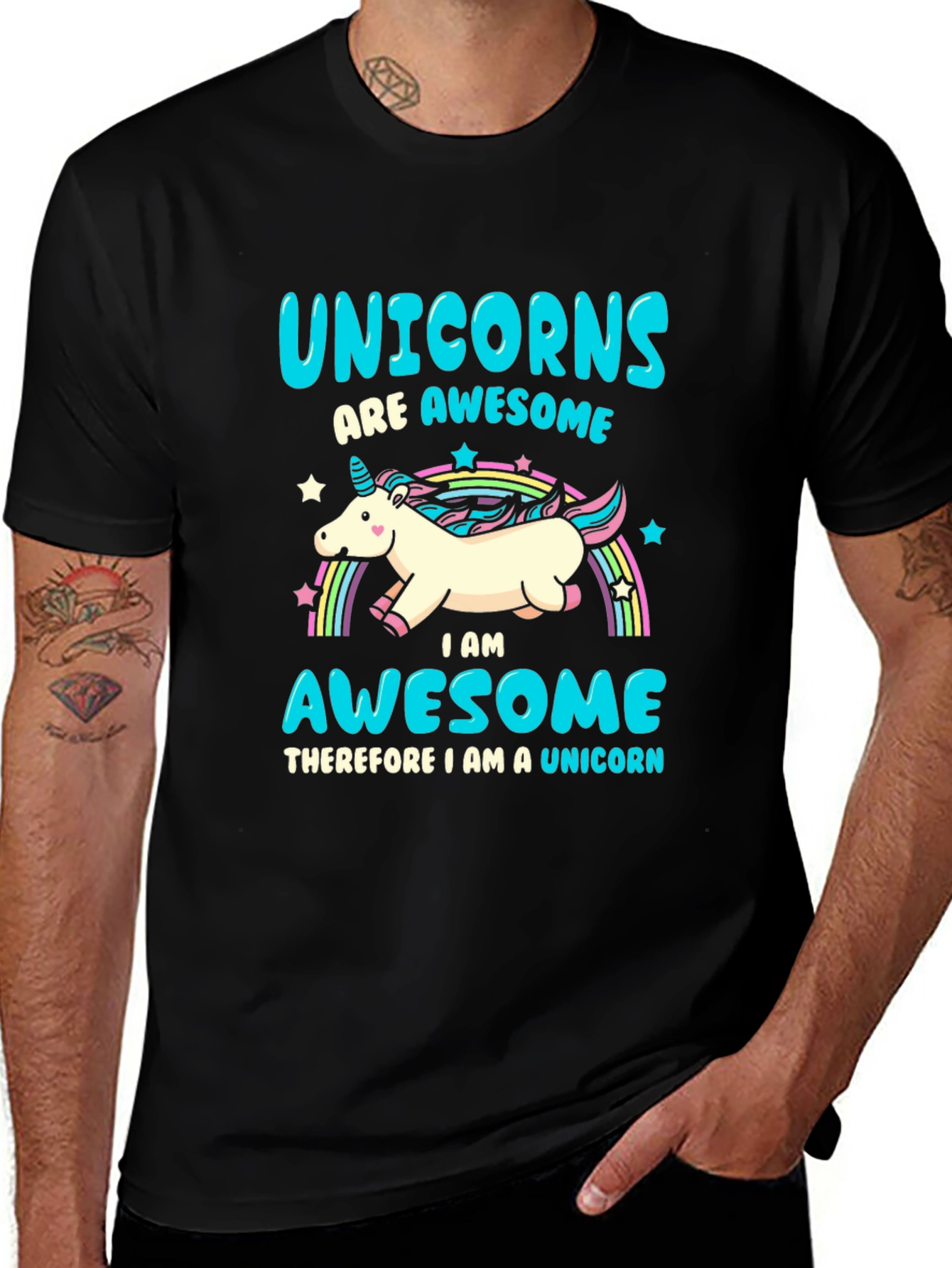 Variant 25 of Unicorns Are Awesome Graphic Tee