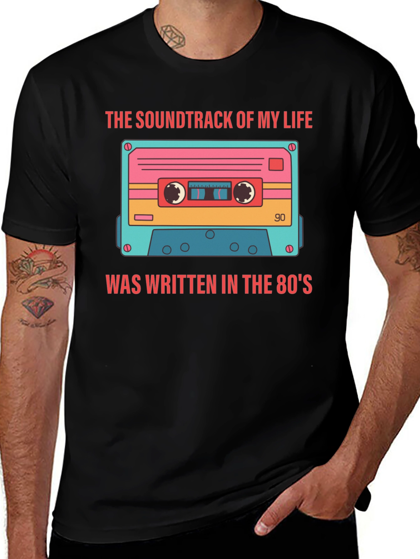 Variant 17 of Retro 80's Mixtape T-Shirt