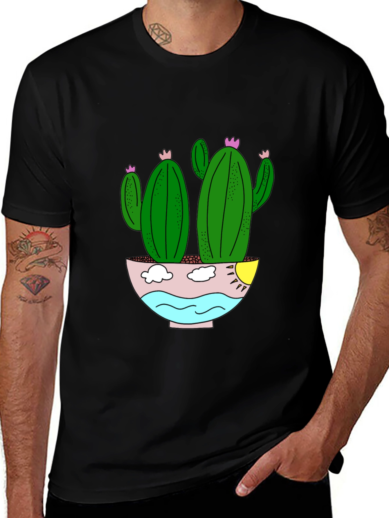 Cactus Bowl Graphic Tee