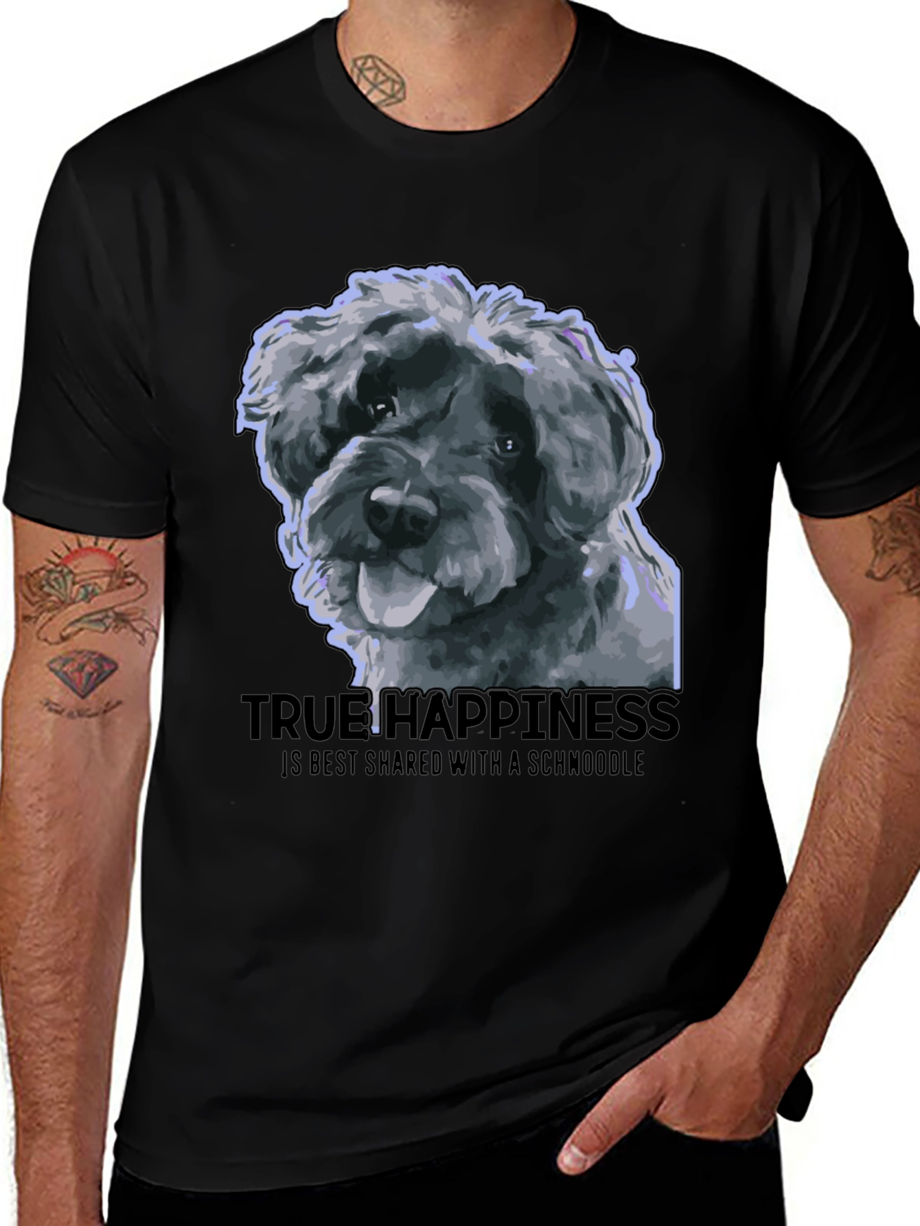 Variant 8 of Schnoodle True Happiness Graphic T-Shirt