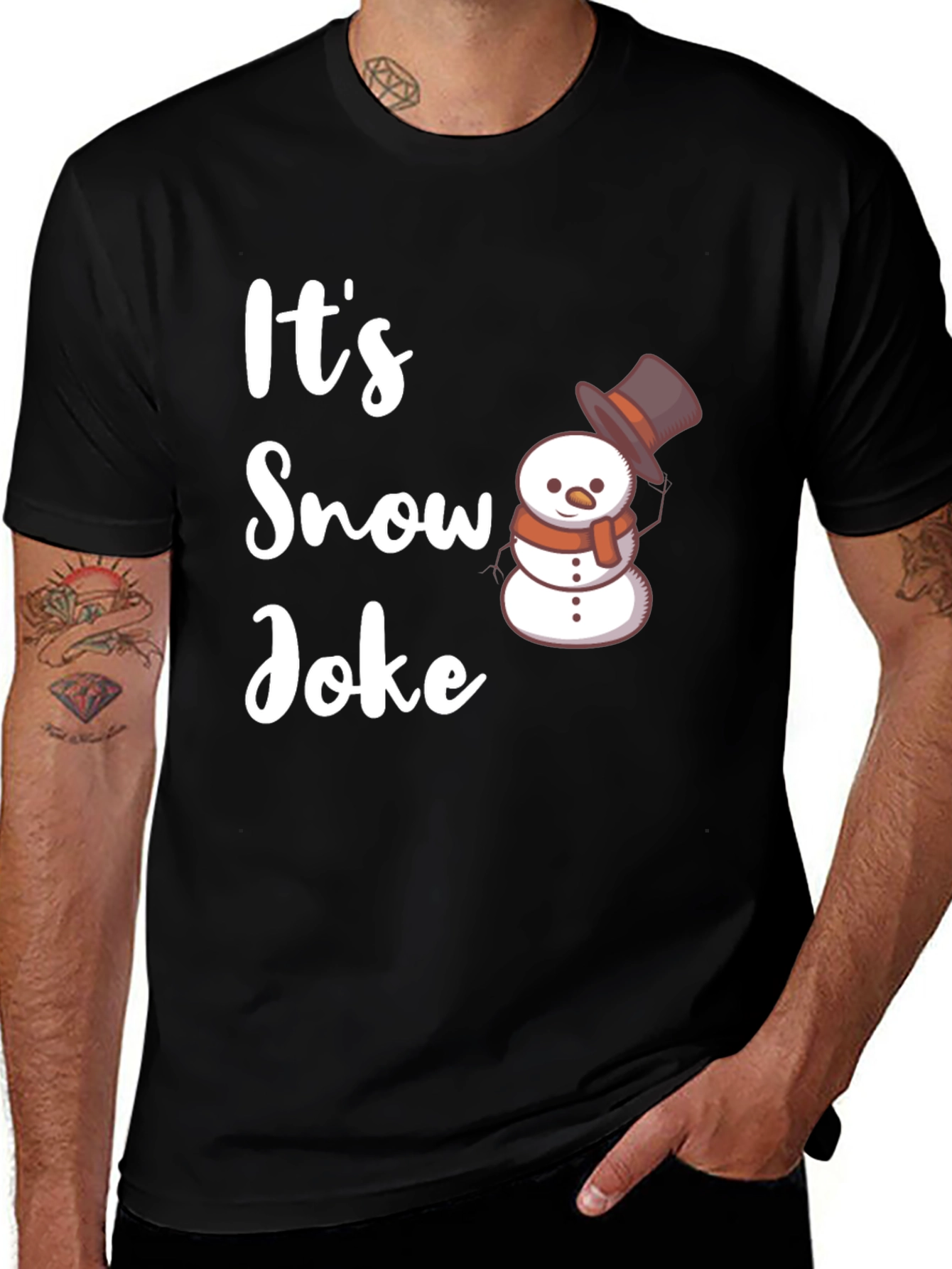 Variant 14 of It's Snow Joke T-Shirt - Winter Holiday Funny Tee