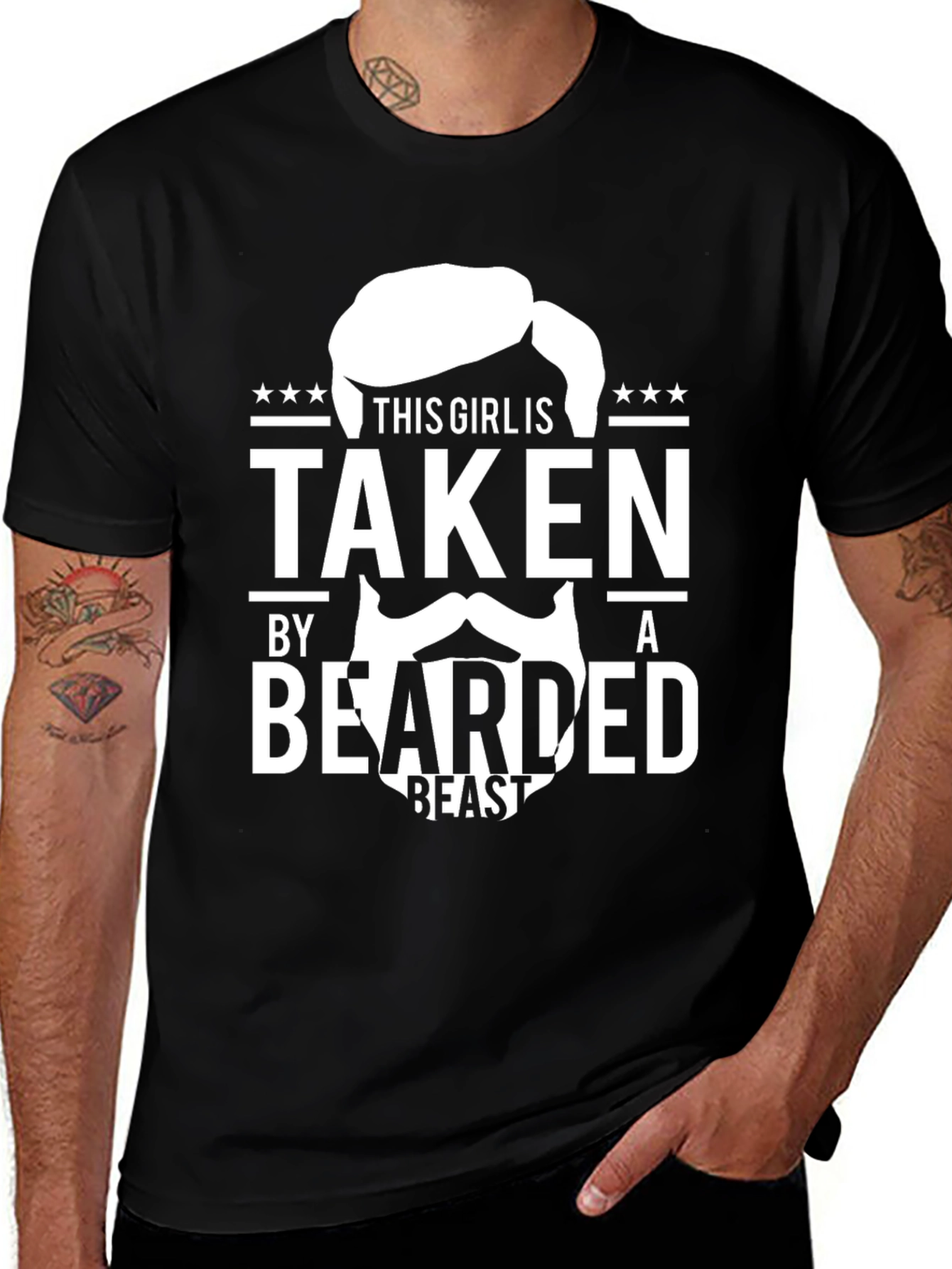 Variant 28 of Taken by a Bearded Beast T-Shirt