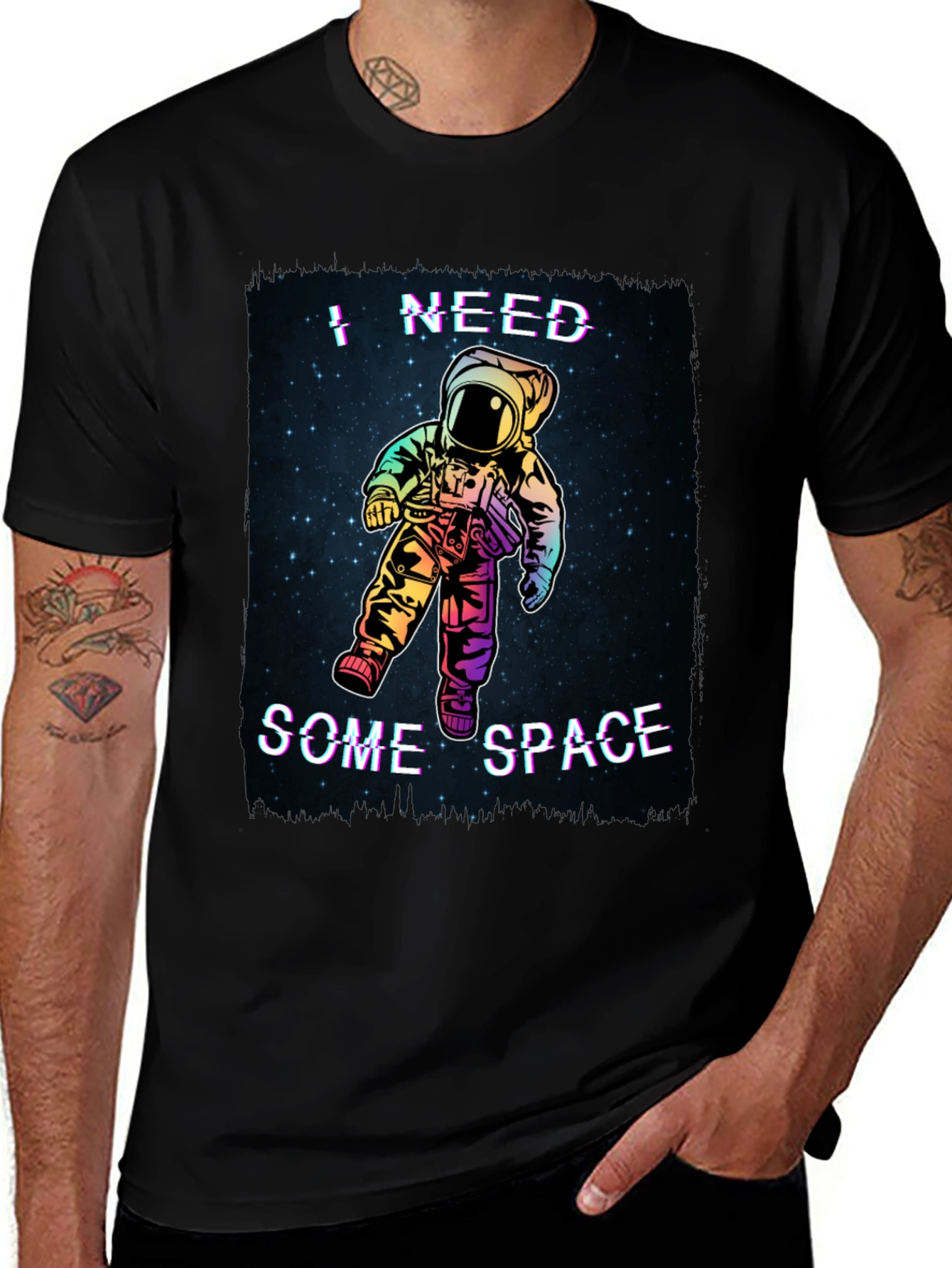 Variant 14 of I Need Some Space Astronaut Graphic T-Shirt
