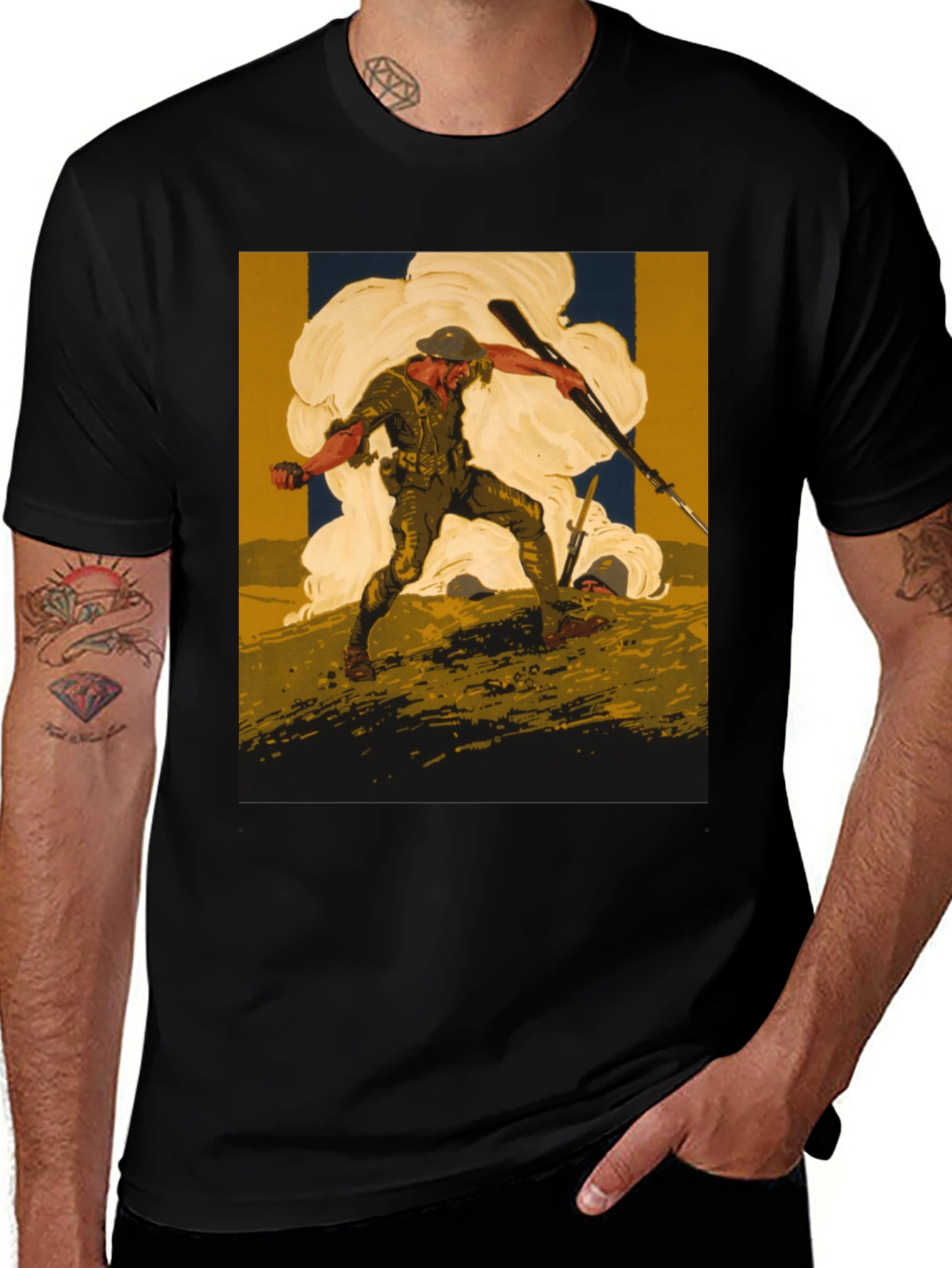 Variant 25 of Vintage Soldier Graphic T-Shirt
