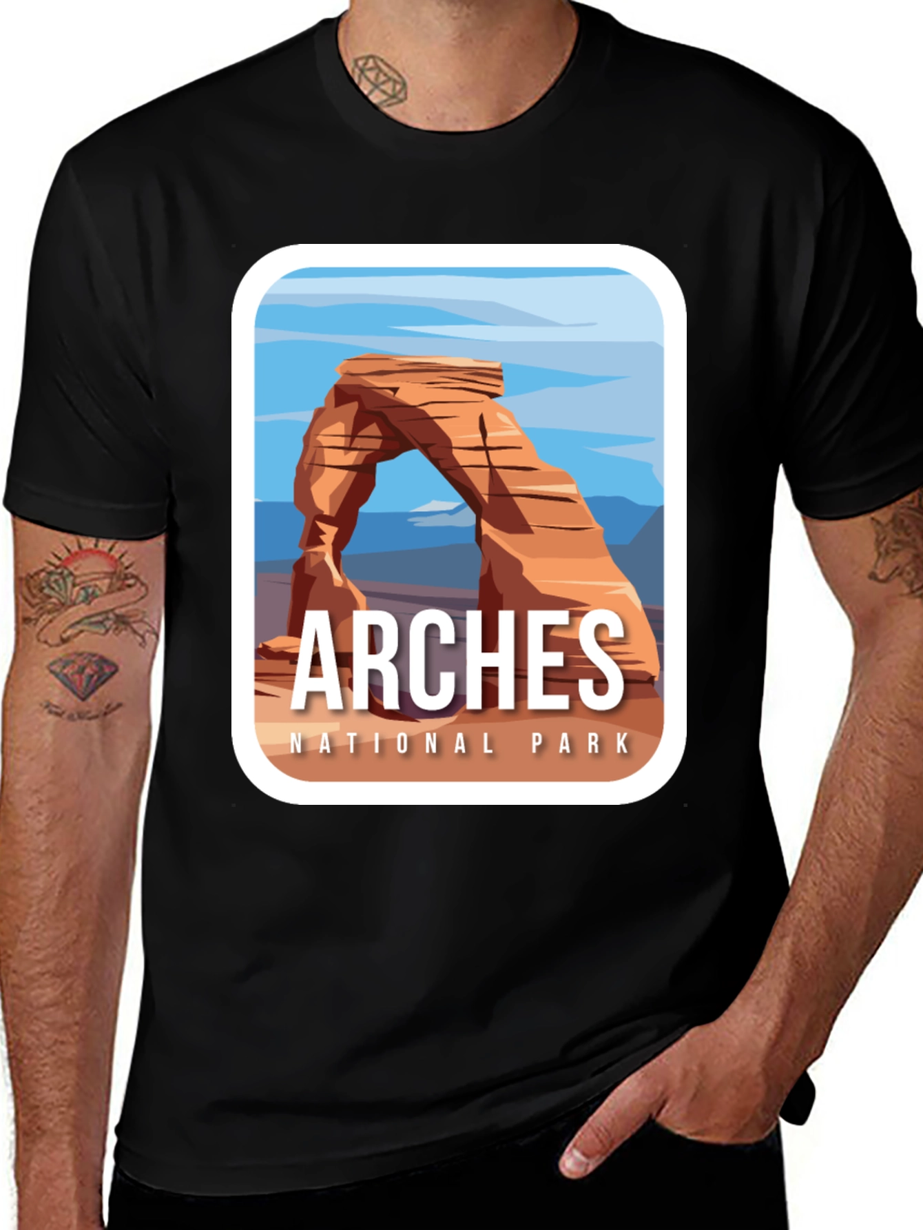 Variant 28 of Arches National Park Graphic Tee - Unisex