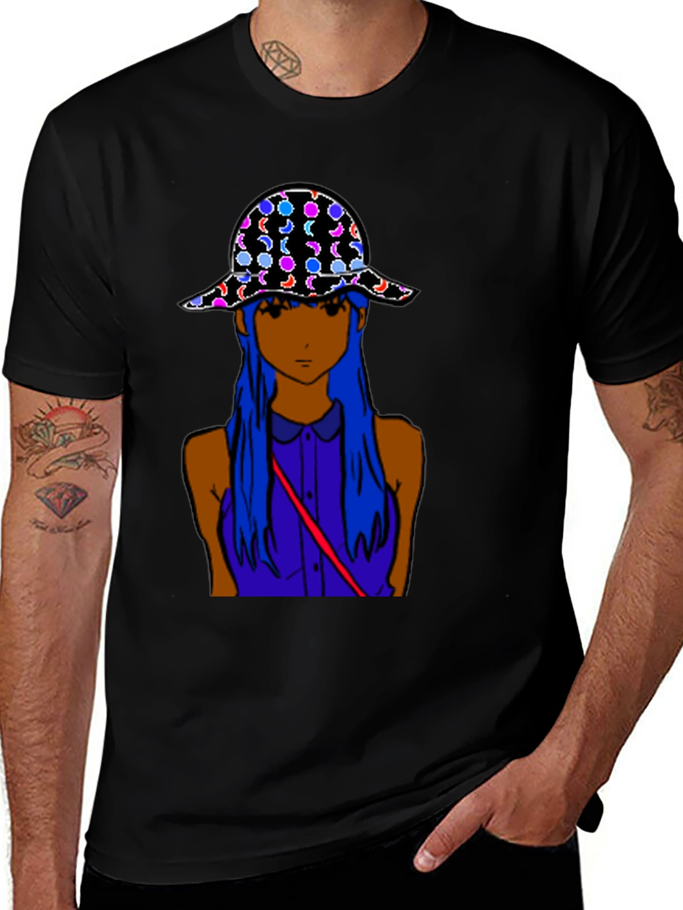 Anime Girl Graphic Tee - Stylish & Unique
