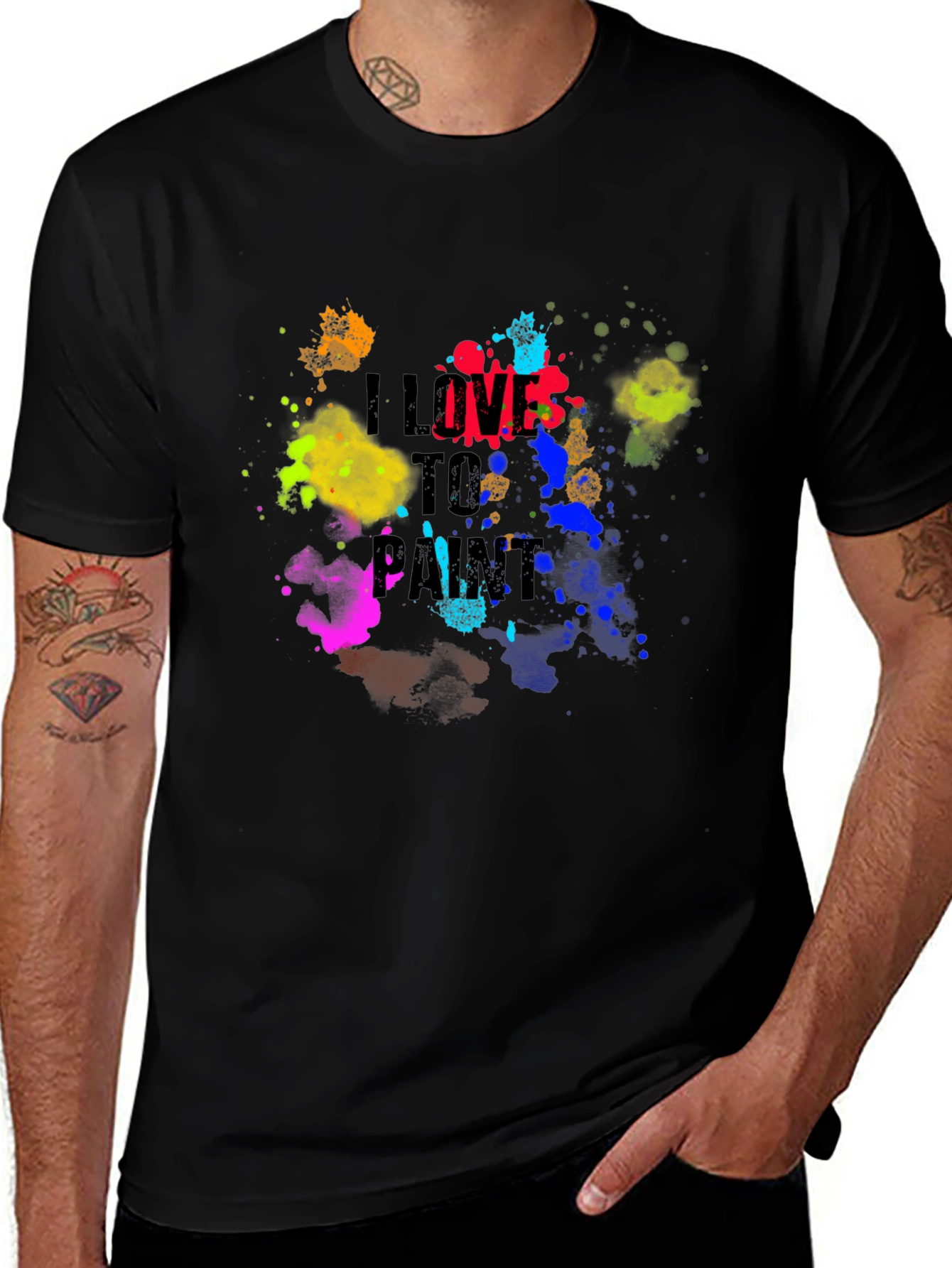 I Love to Paint Graphic T-Shirt