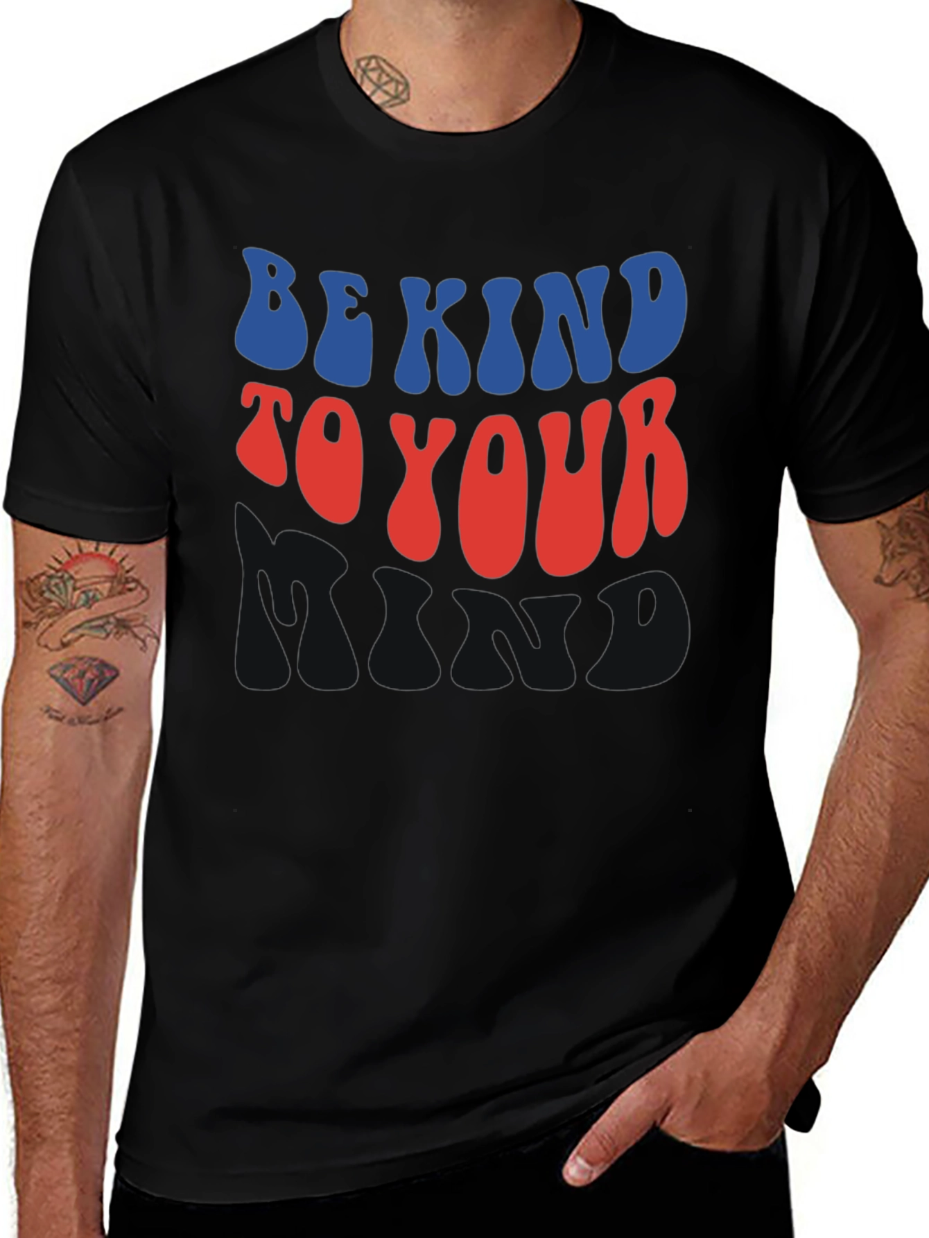 Variant 3 of Be Kind to Your Mind Graphic Tee