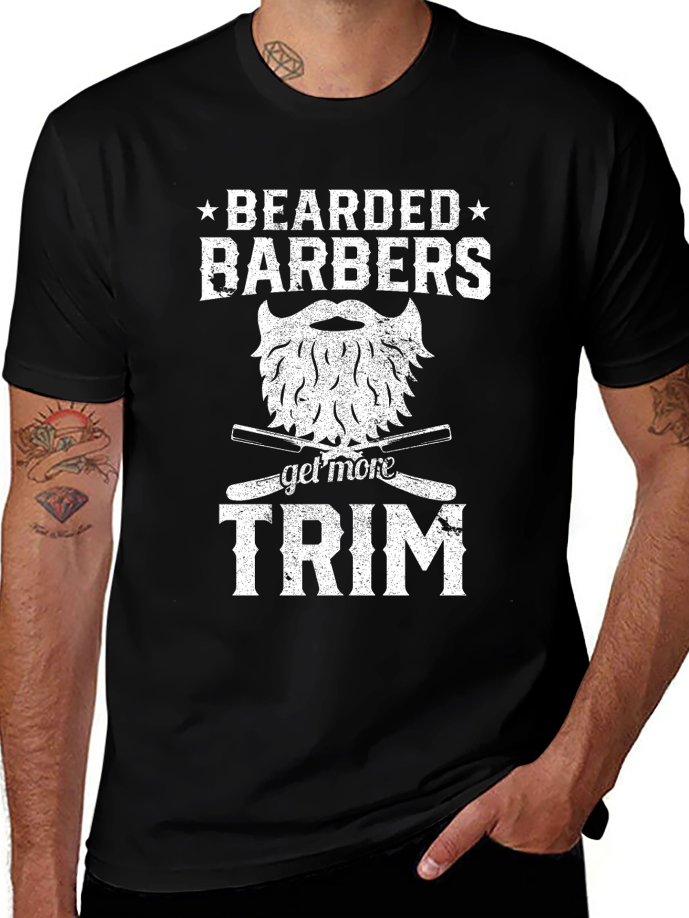 Variant 18 of Bearded Barbers Get More Trim T-Shirt