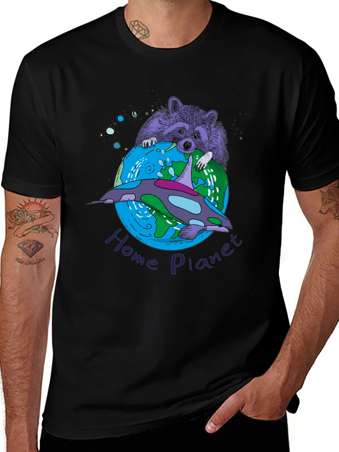 Variant 19 of Home Planet Graphic T-Shirt