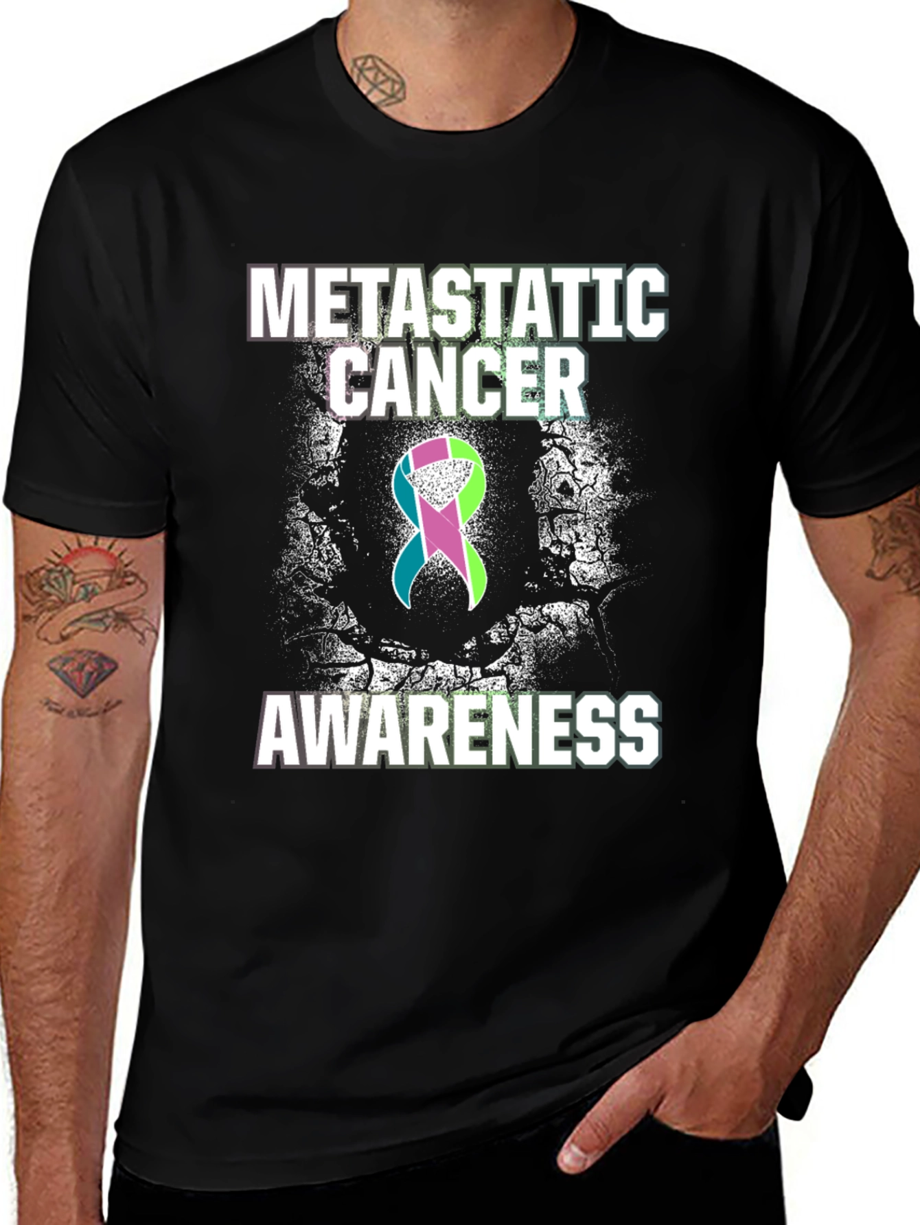 Variant 10 of Metastatic Cancer Awareness T-Shirt