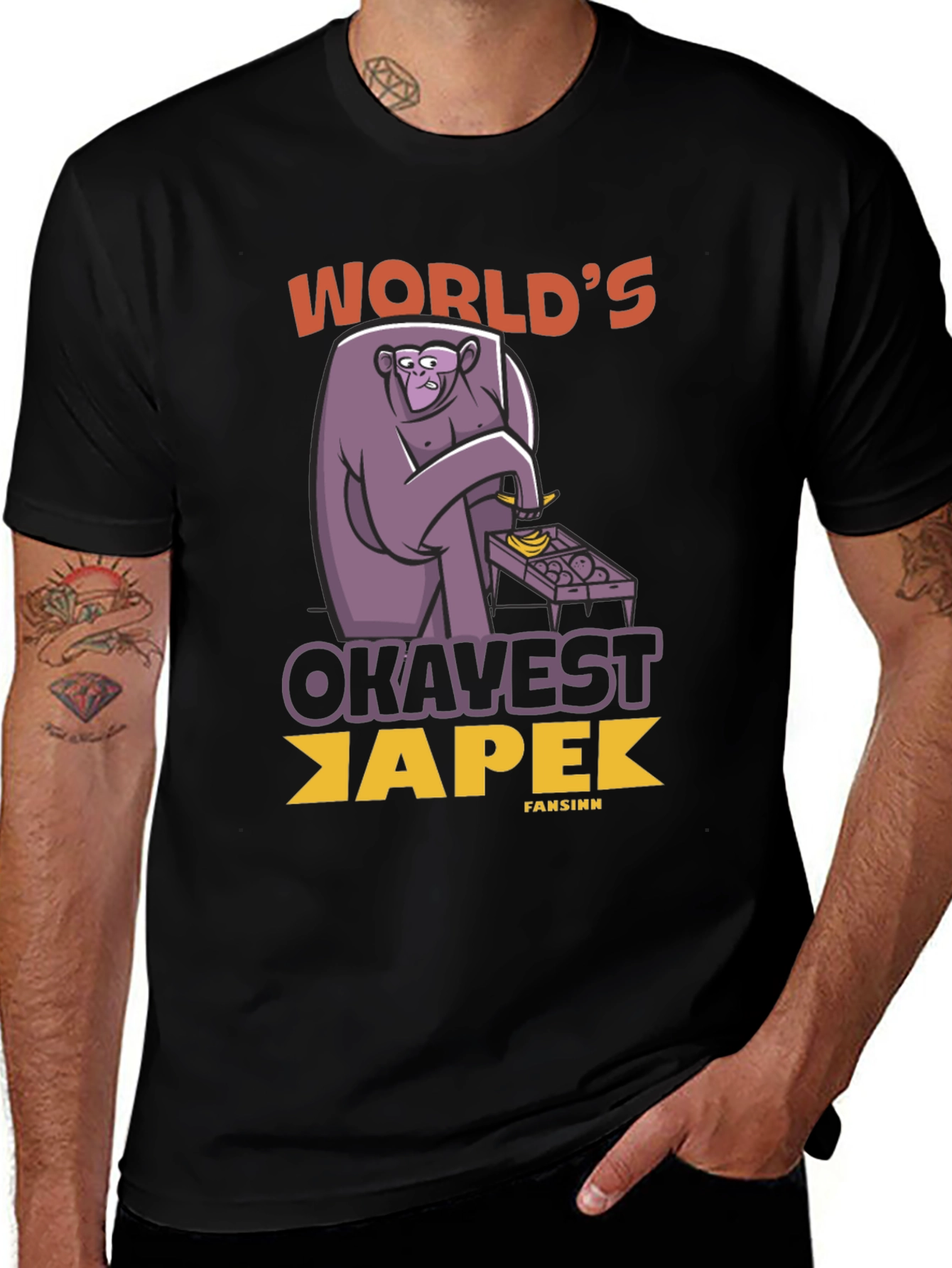 Variant 30 of World's Okavest Ape T-Shirt