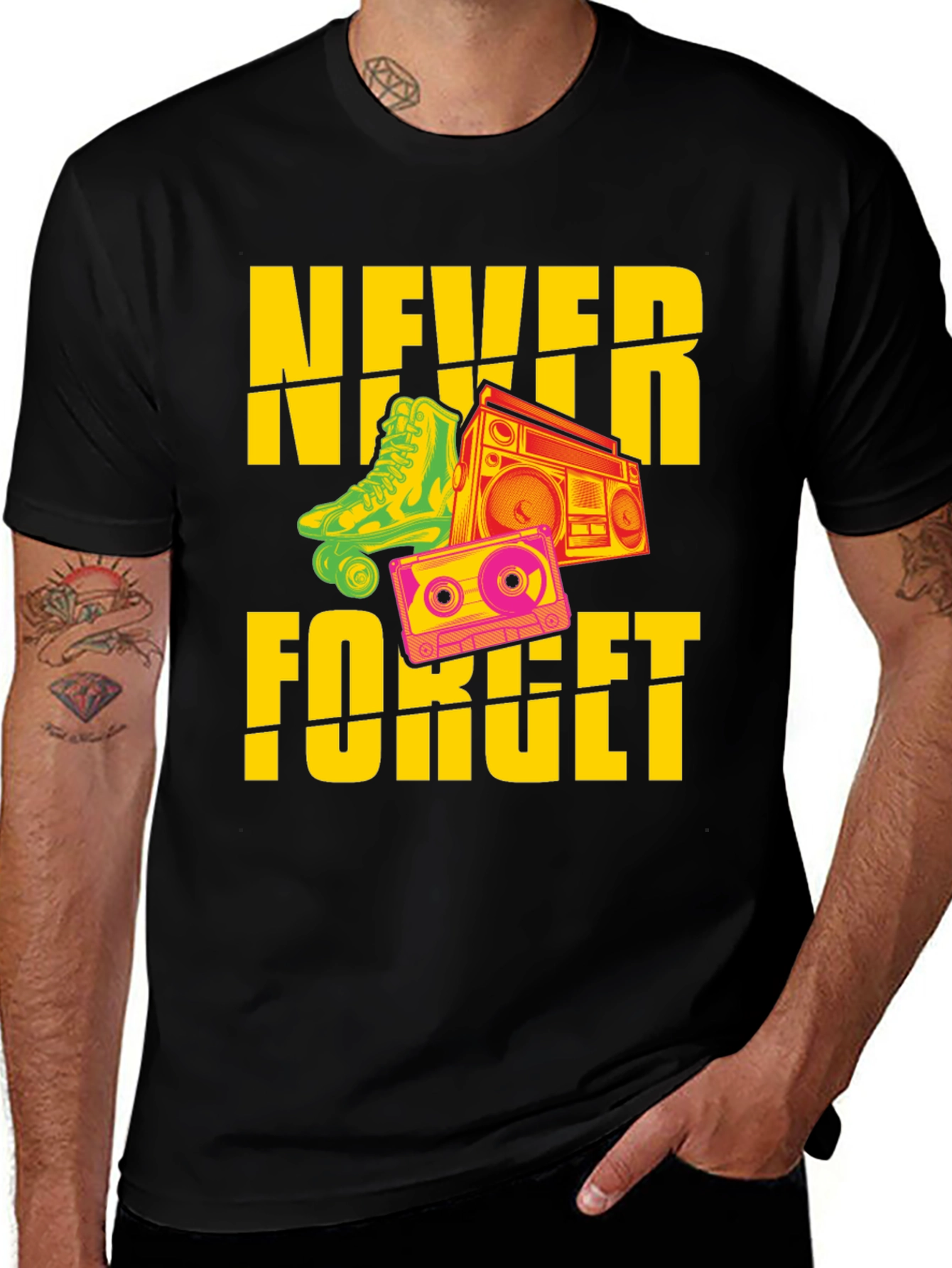 Variant 17 of Retro Never Forget T-Shirt