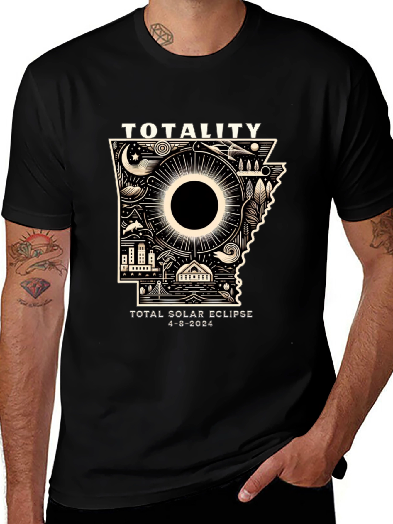 Total Solar Eclipse 4-8-2024 T-Shirt