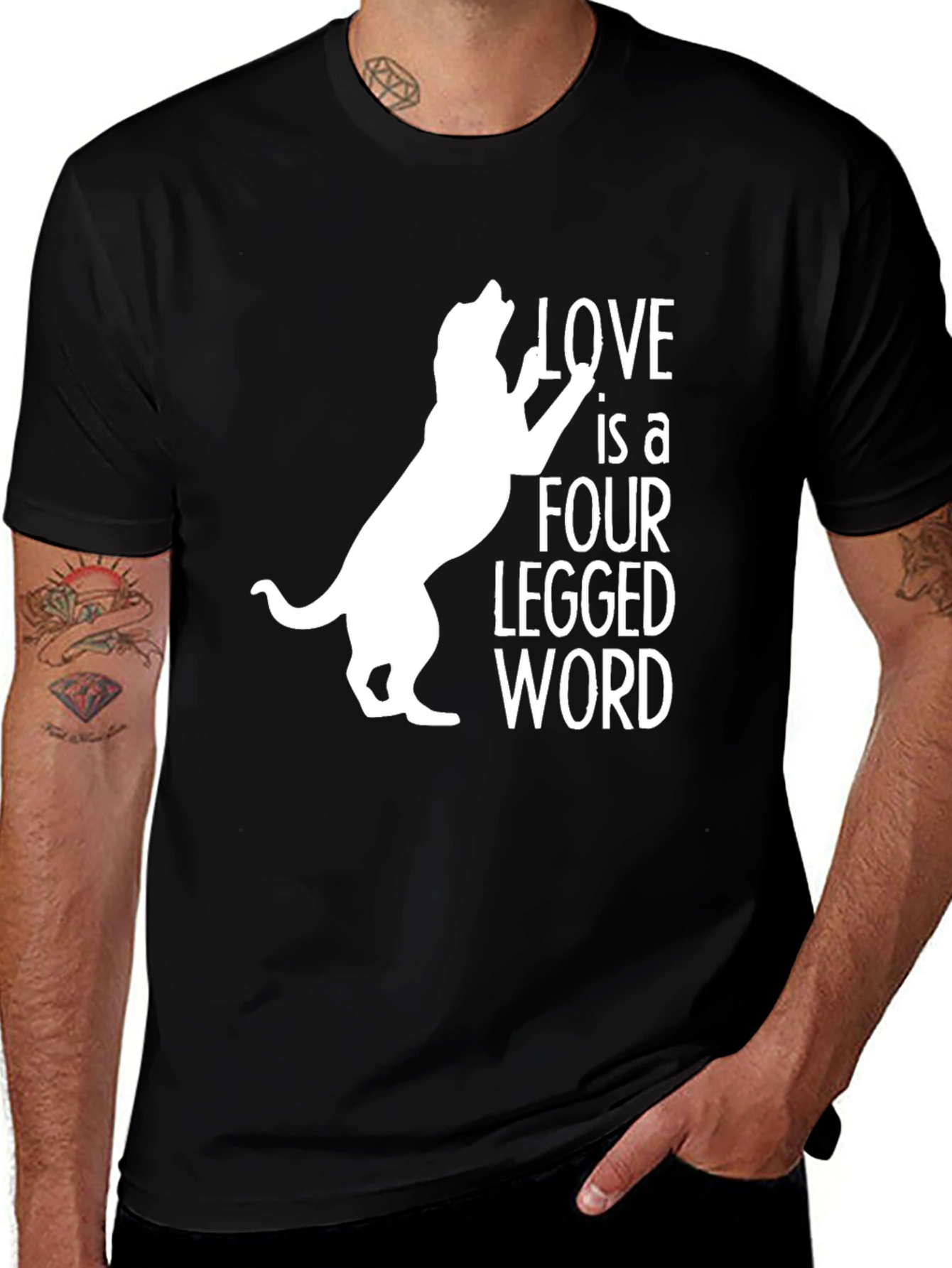 Variant 20 of Love is a Four Legged Word T-Shirt