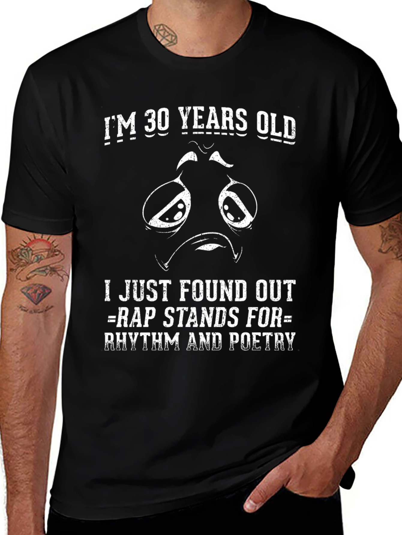 Variant 23 of 30 Years Old Funny Rap Definition T-Shirt