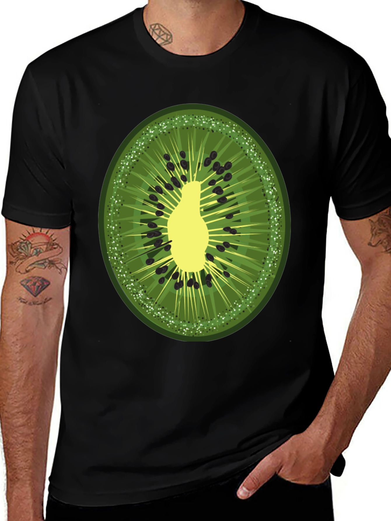 Variant 25 of Kiwi Slice Graphic T-Shirt