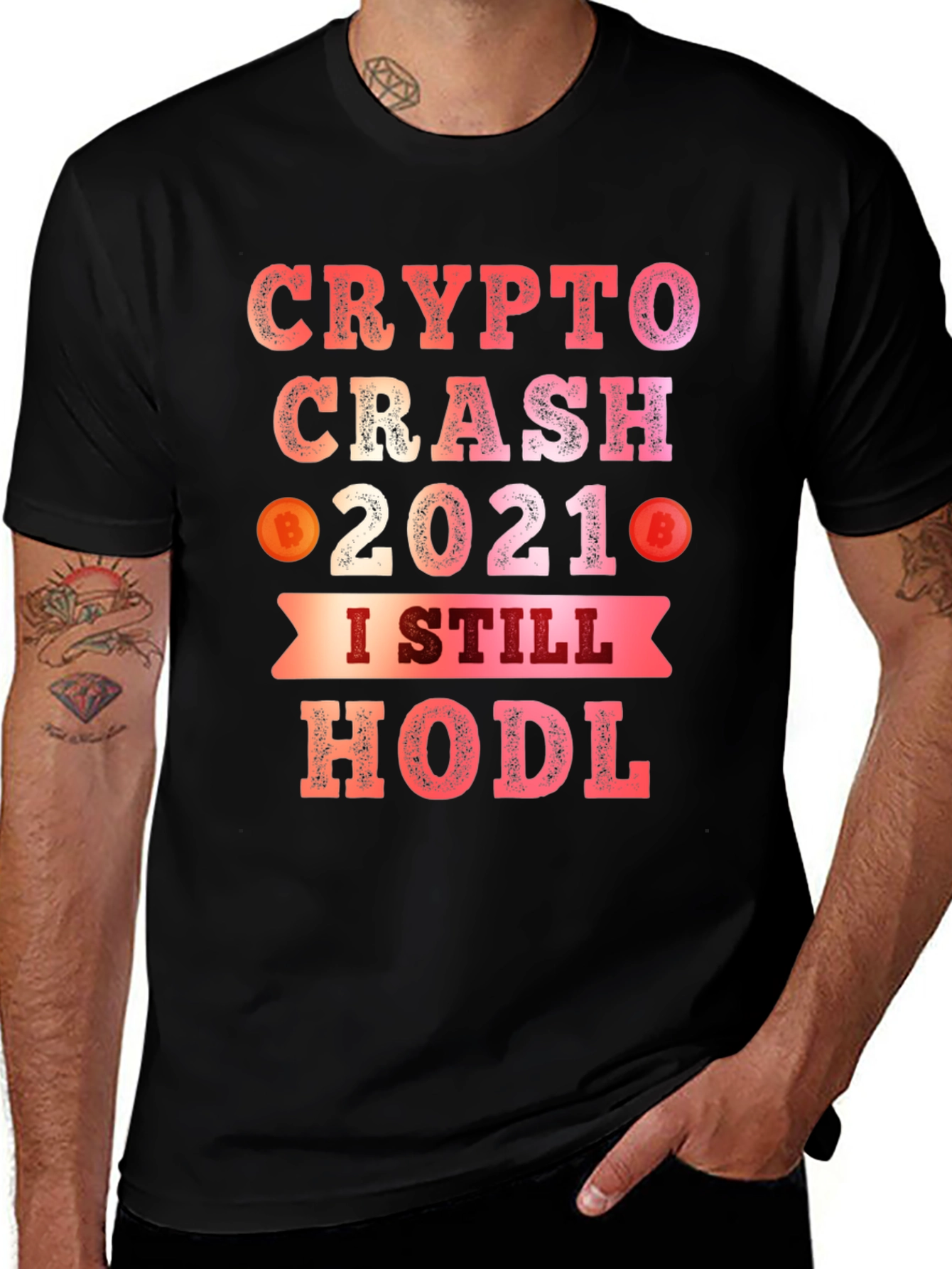 Crypto Crash 2021 HODL T-Shirt