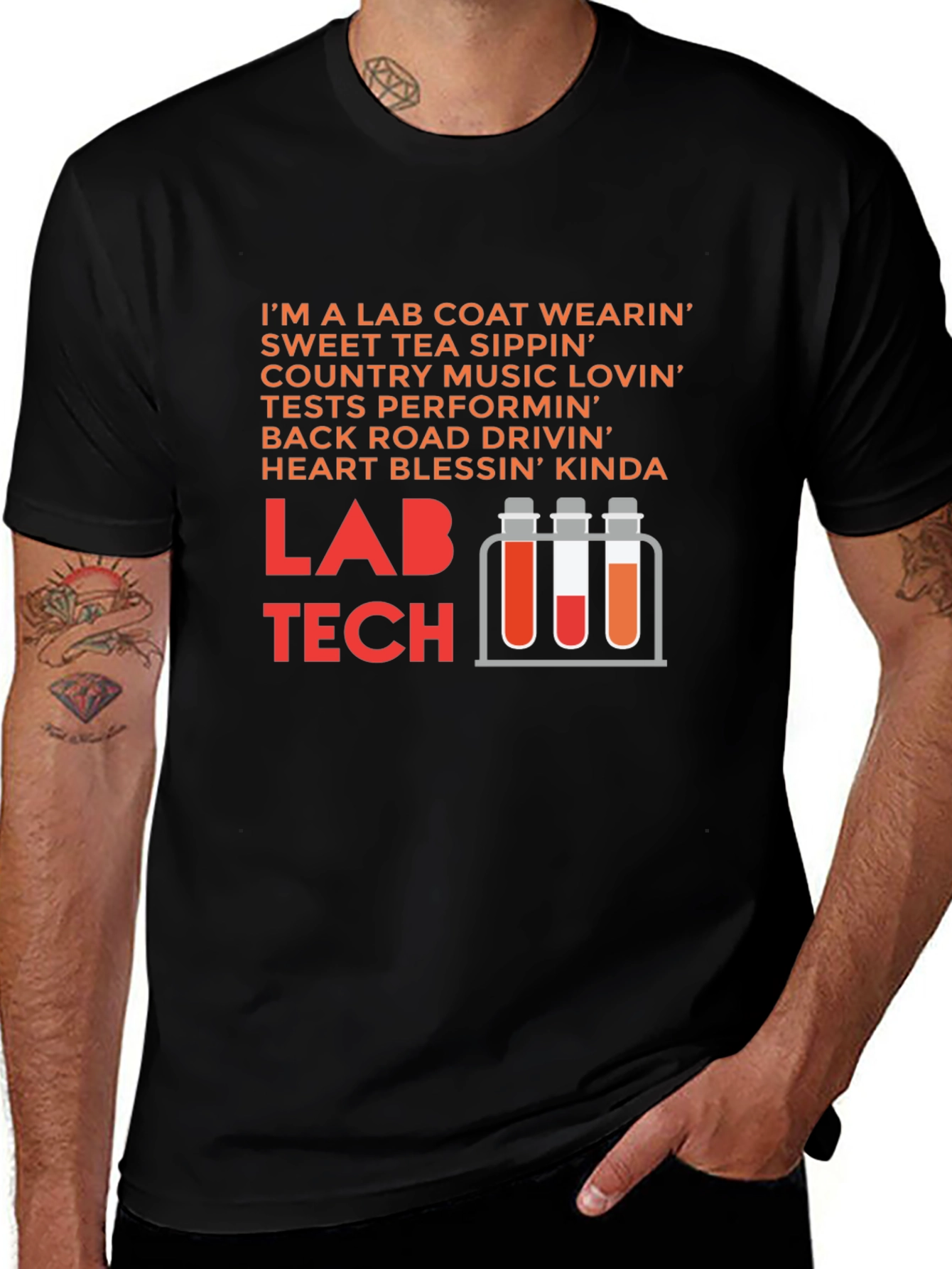 Lab Tech T-Shirt - Country Music Lovin' Style
