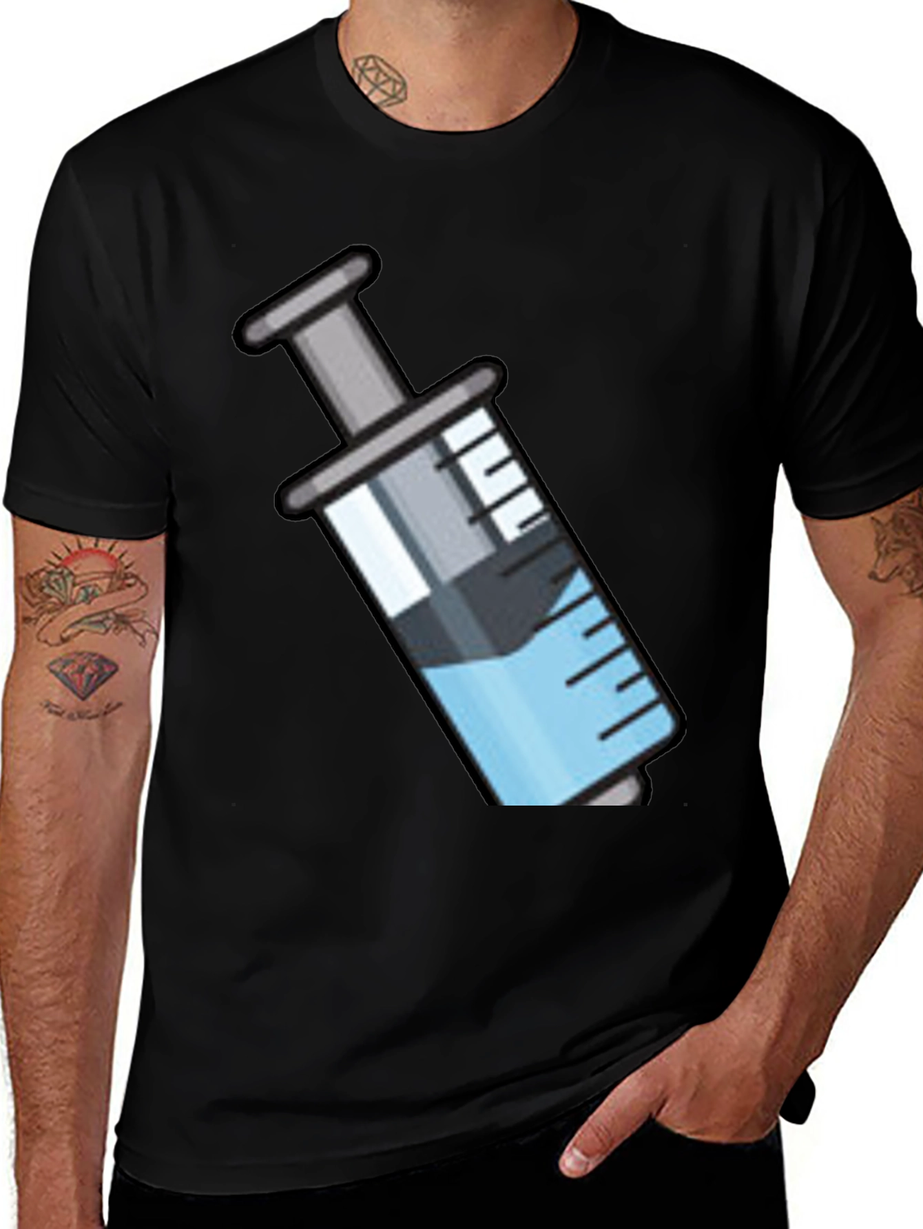 Variant 18 of Vaccine Humor Graphic Tee - Stylish & Comfortable