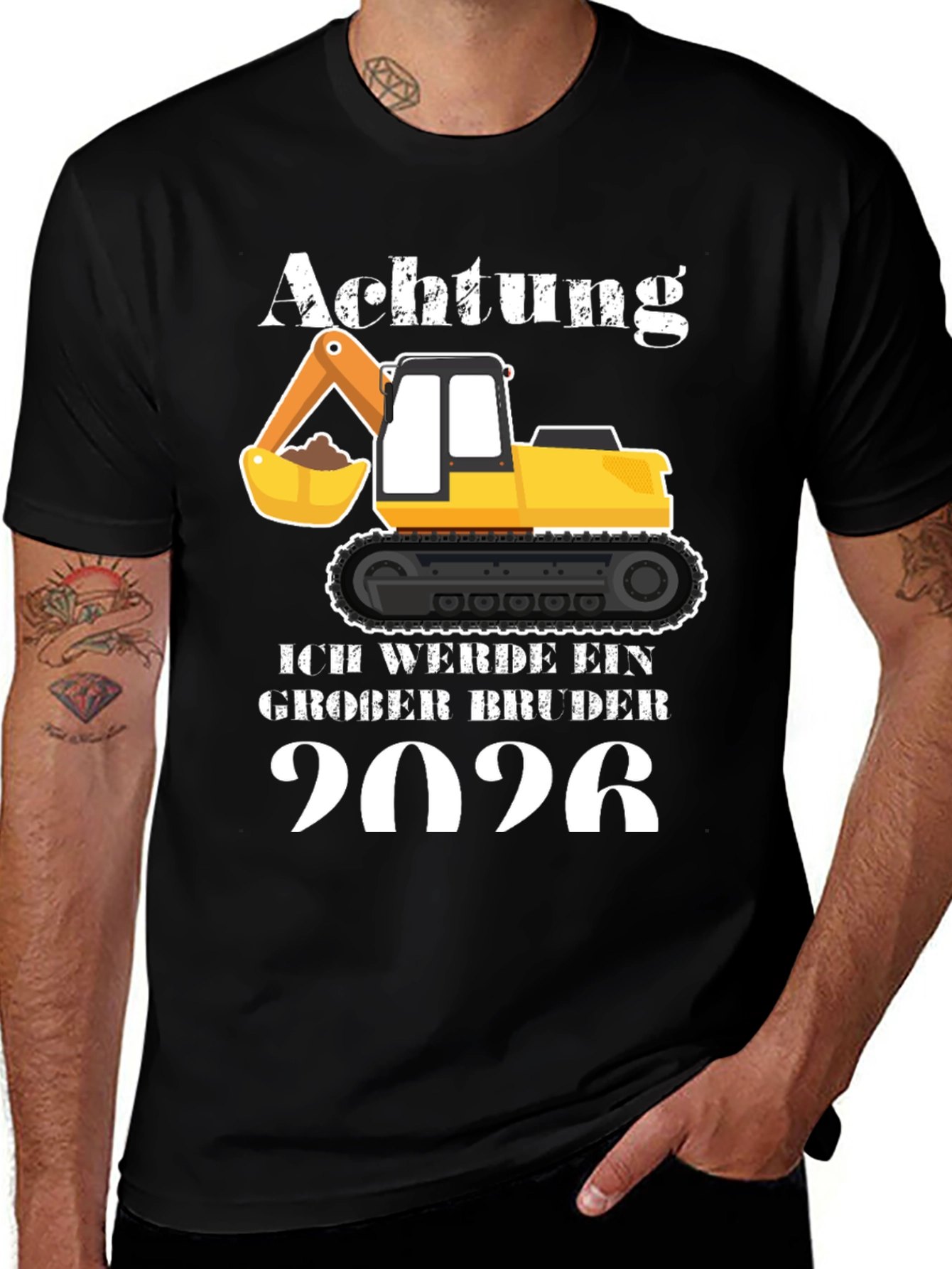 Variant 12 of Construction Vehicle T-Shirt - Future Big Brother 2026