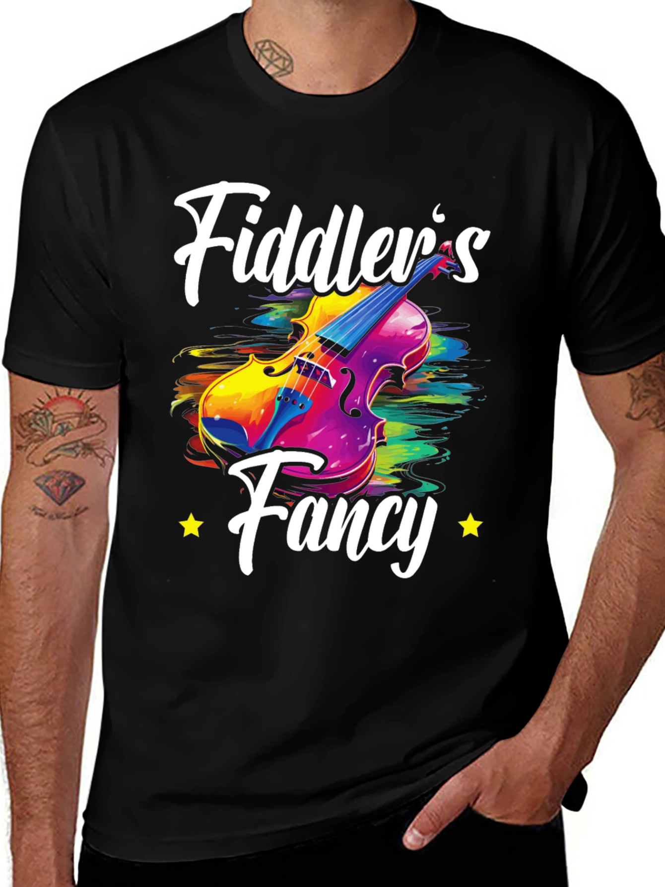 Variant 18 of Fiddler's Fancy Graphic T-Shirt