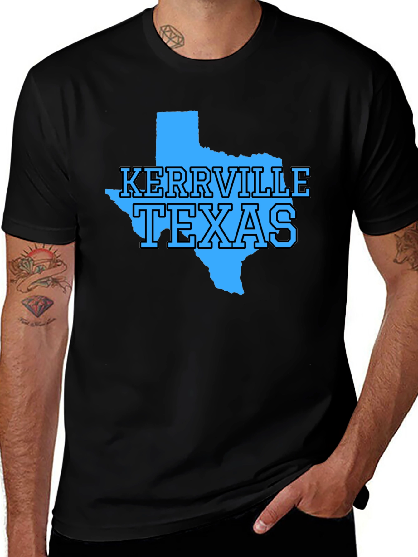 Kerrville Texas State Pride Graphic T-Shirt
