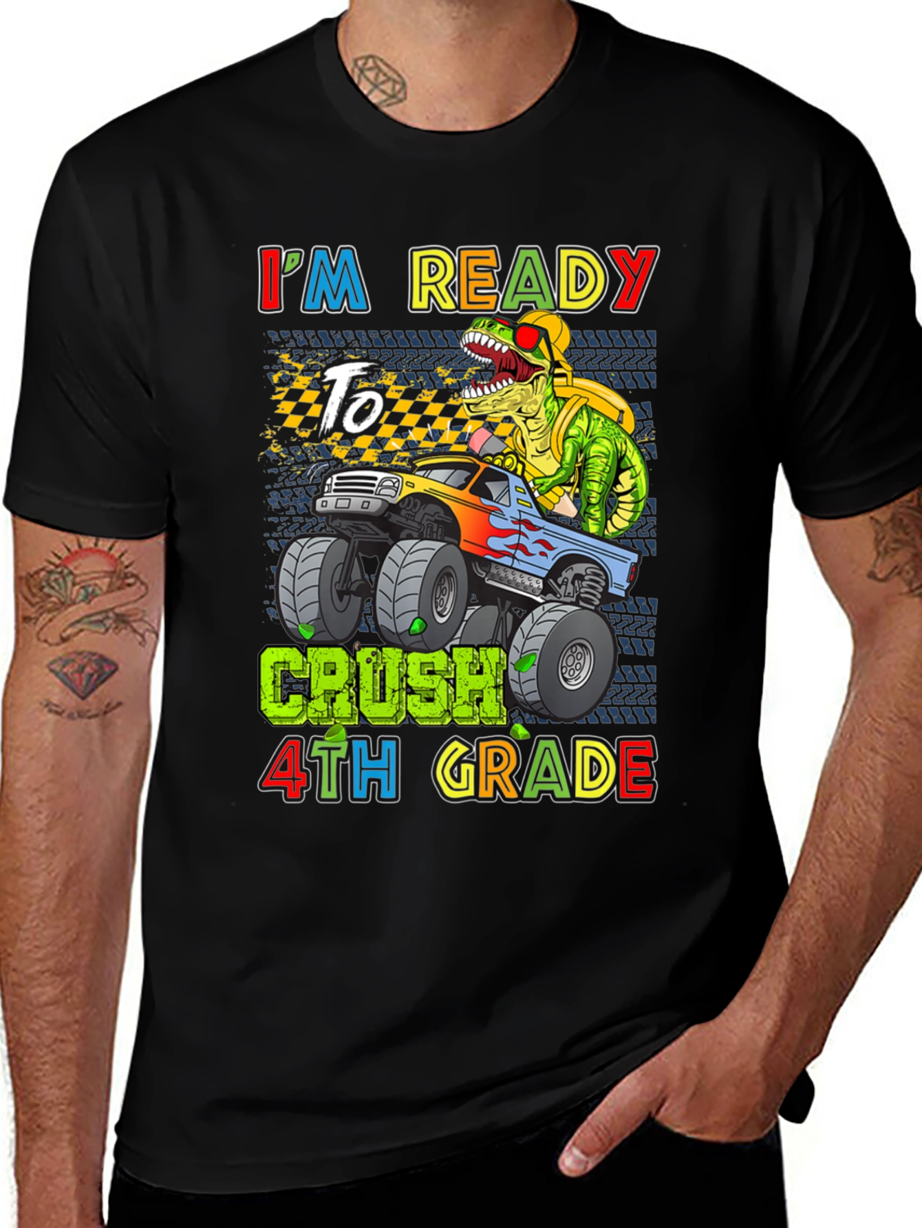 Variant 15 of Ready to Crush 4th Grade T-Shirt