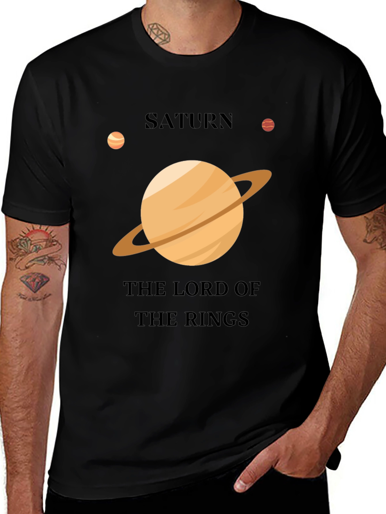Variant 26 of Saturn The Lord of the Rings Graphic T-Shirt 