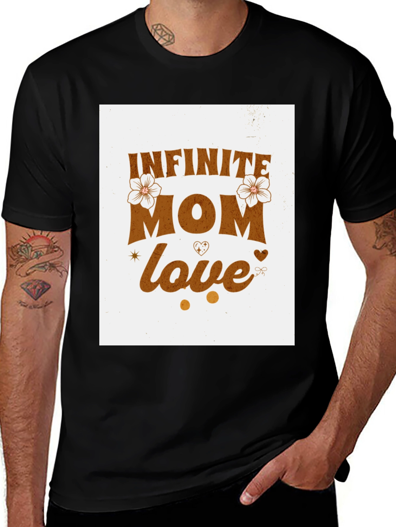 Variant 24 of Infinite Mom Love T-Shirt - Black